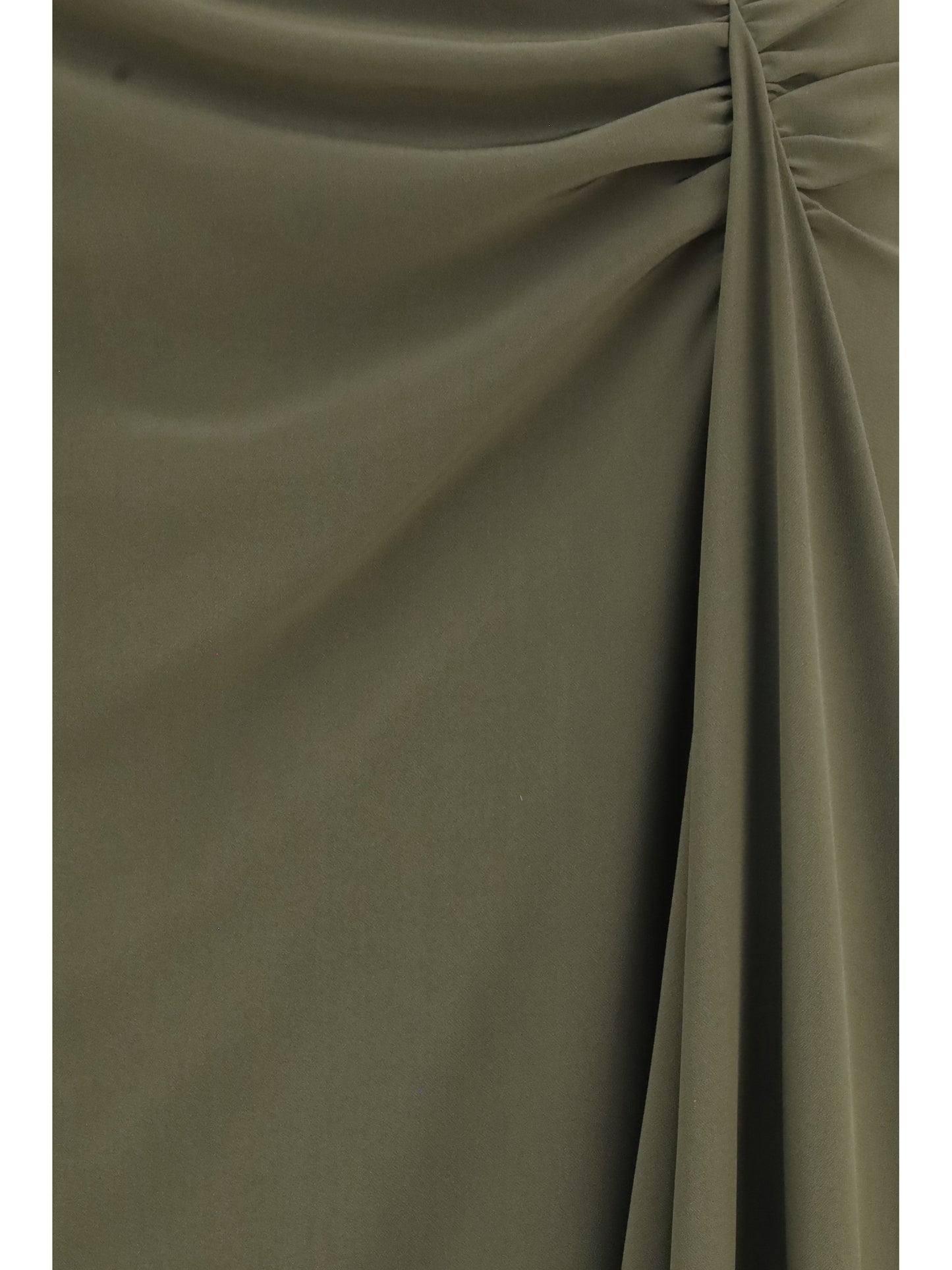 Alexander Mcqueen Women Draped Long Skirt ALEXANDER MCQUEEN