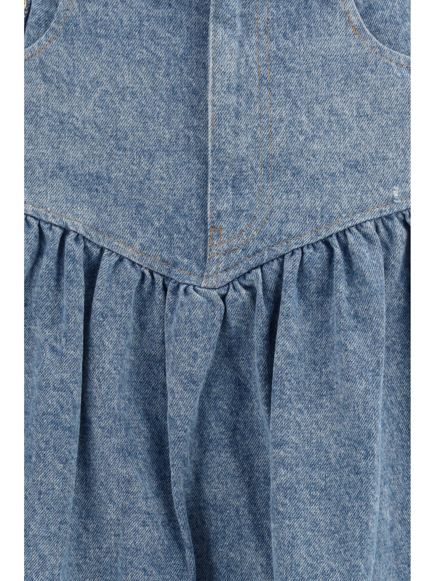 Ganni Women Stretch Denim Skirt GANNI