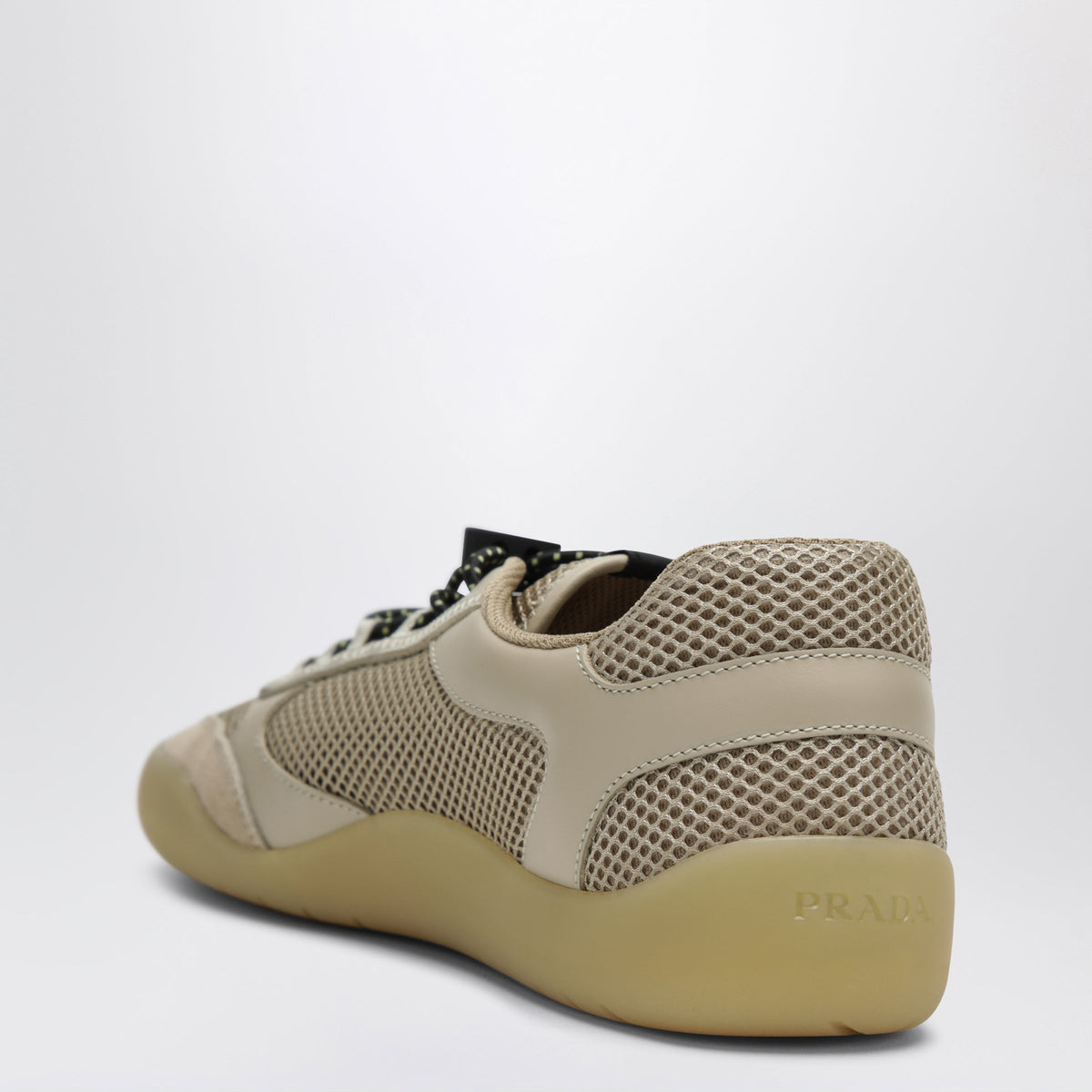Prada Desert-Coloured Speedrock Trainers In Mesh Fabric Women PRADA