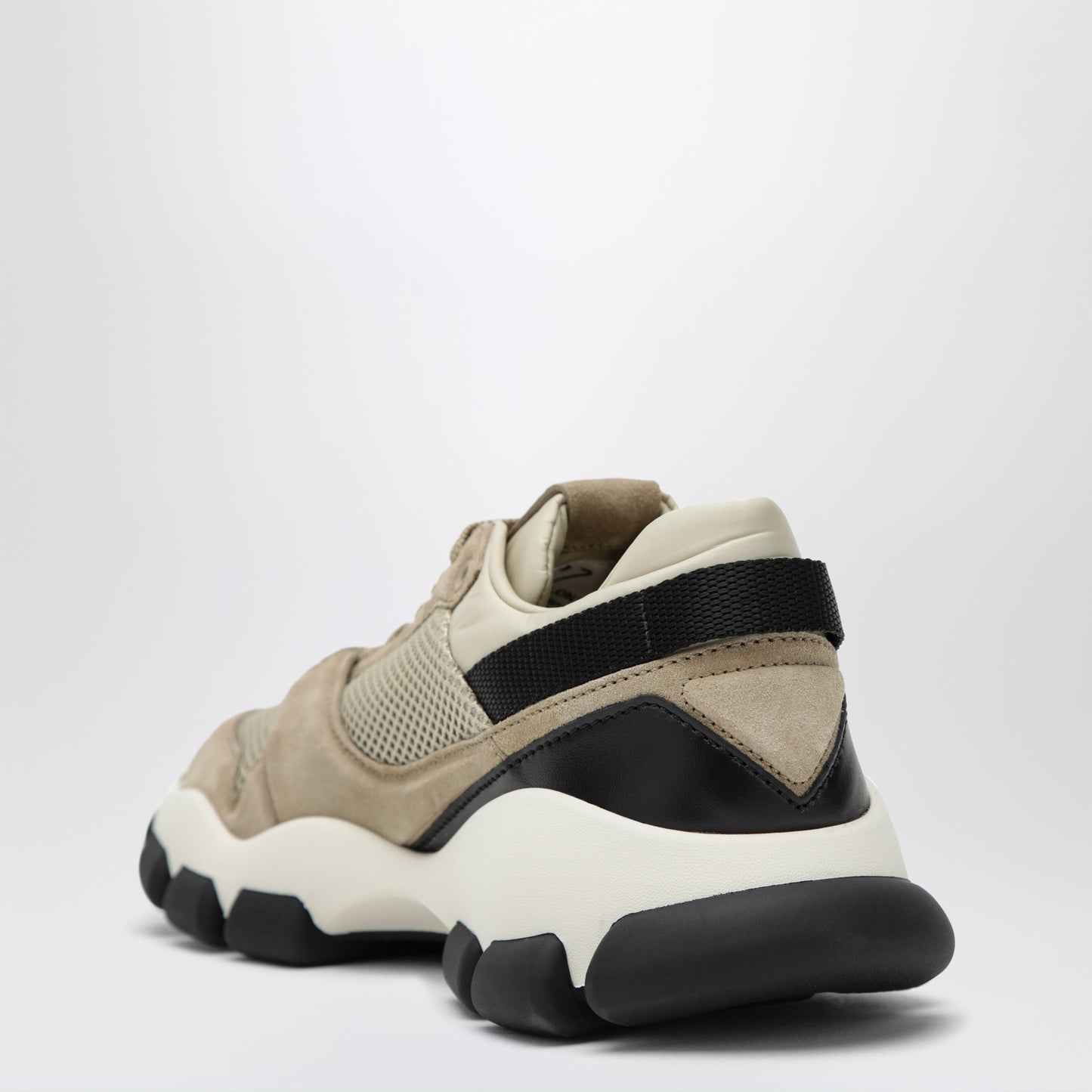 Prada Mesh And Suede Sneakers In Desert Women PRADA