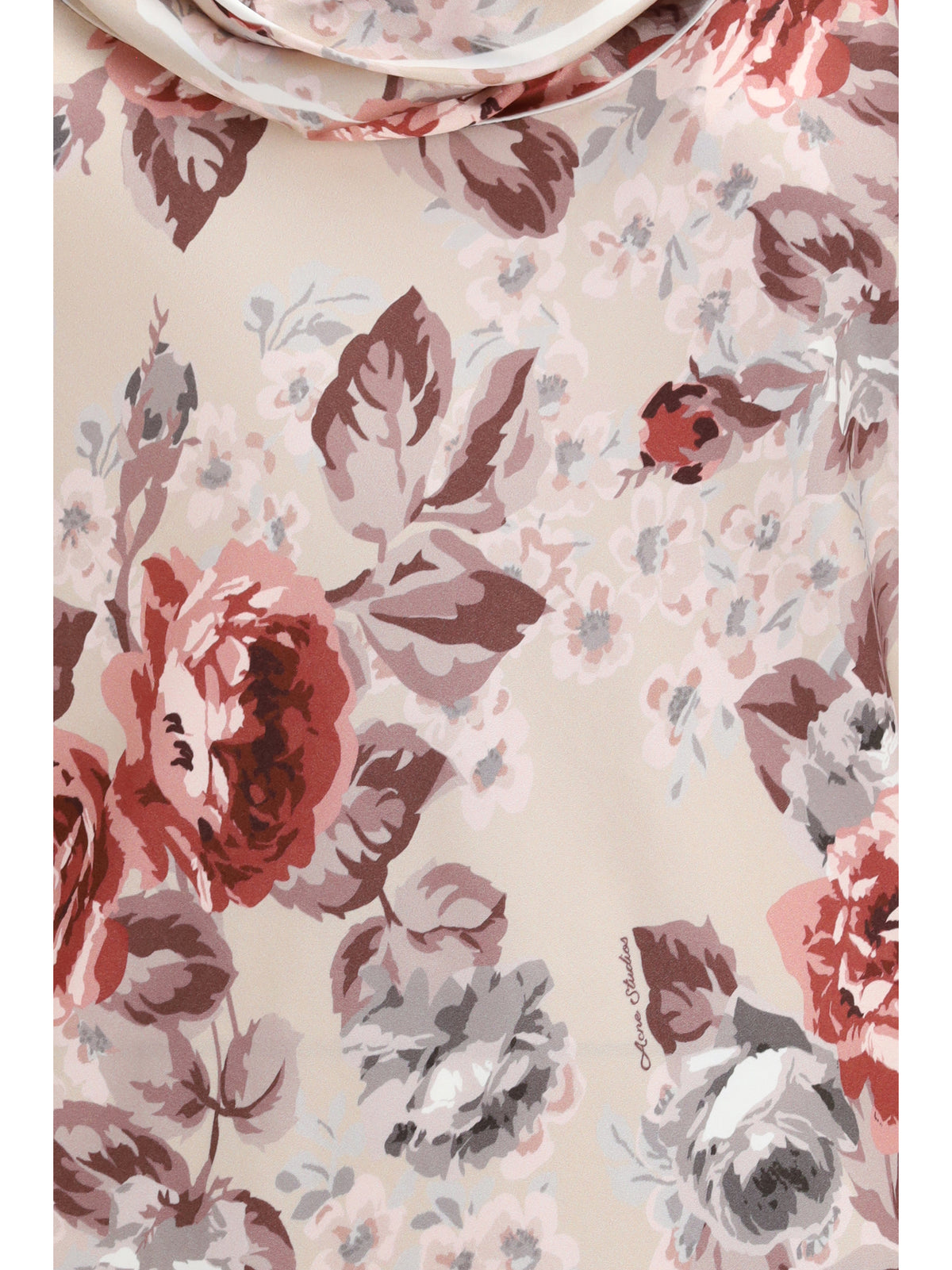 Acne Studios Women Draped Floral-Print Dress ACNE STUDIOS