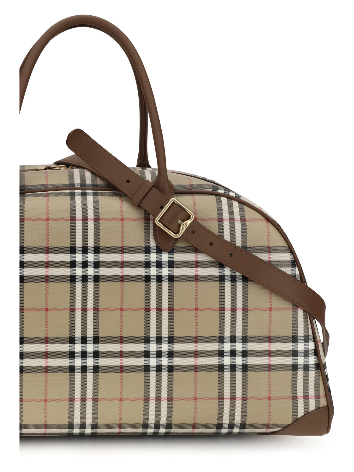 Burberry Men Check Travel Bag