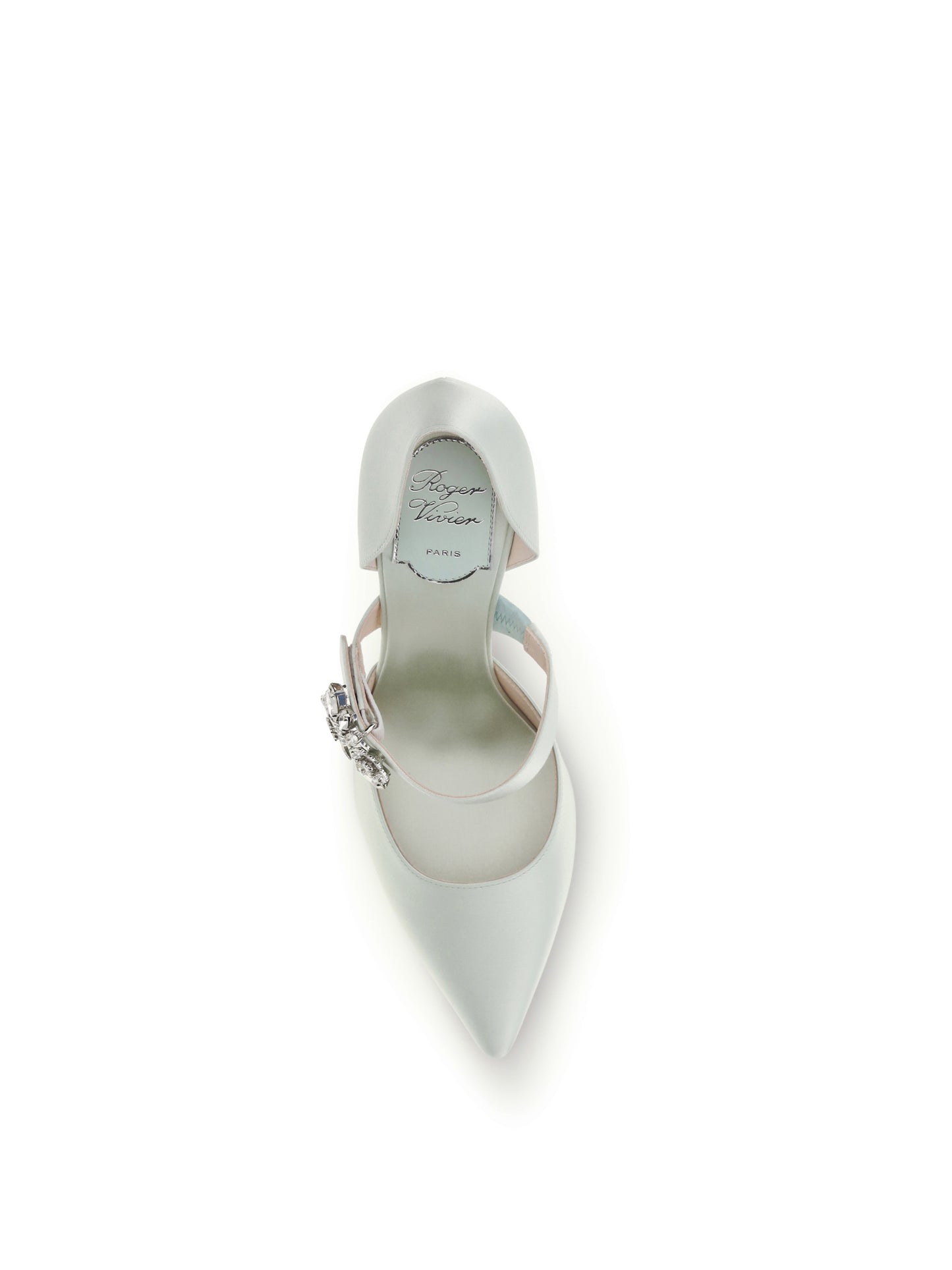 Roger Vivier Women Efflorescence Dorsay Satin Pumps ROGER VIVIER