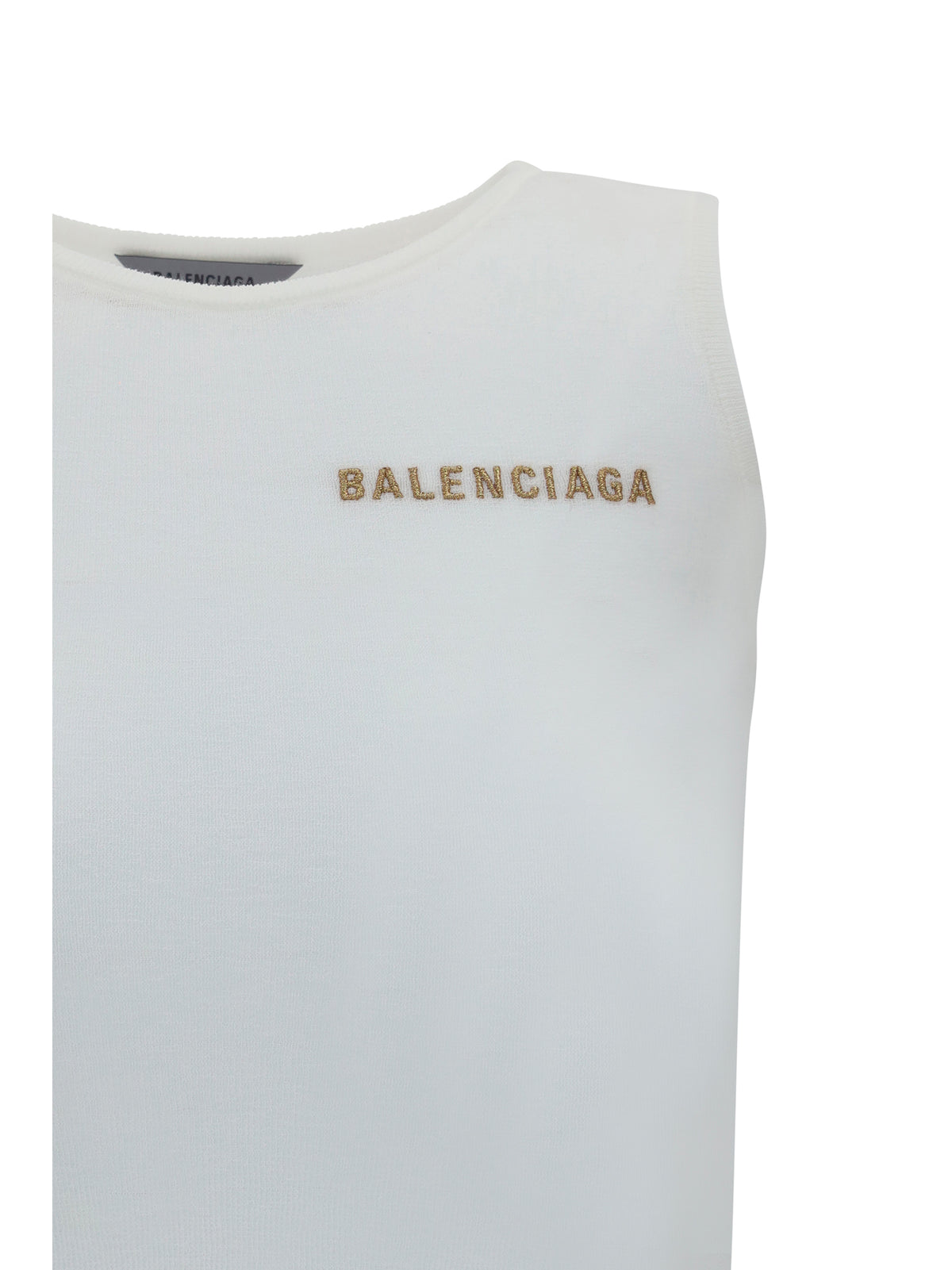 Balenciaga Women Logo Tank Top BALENCIAGA
