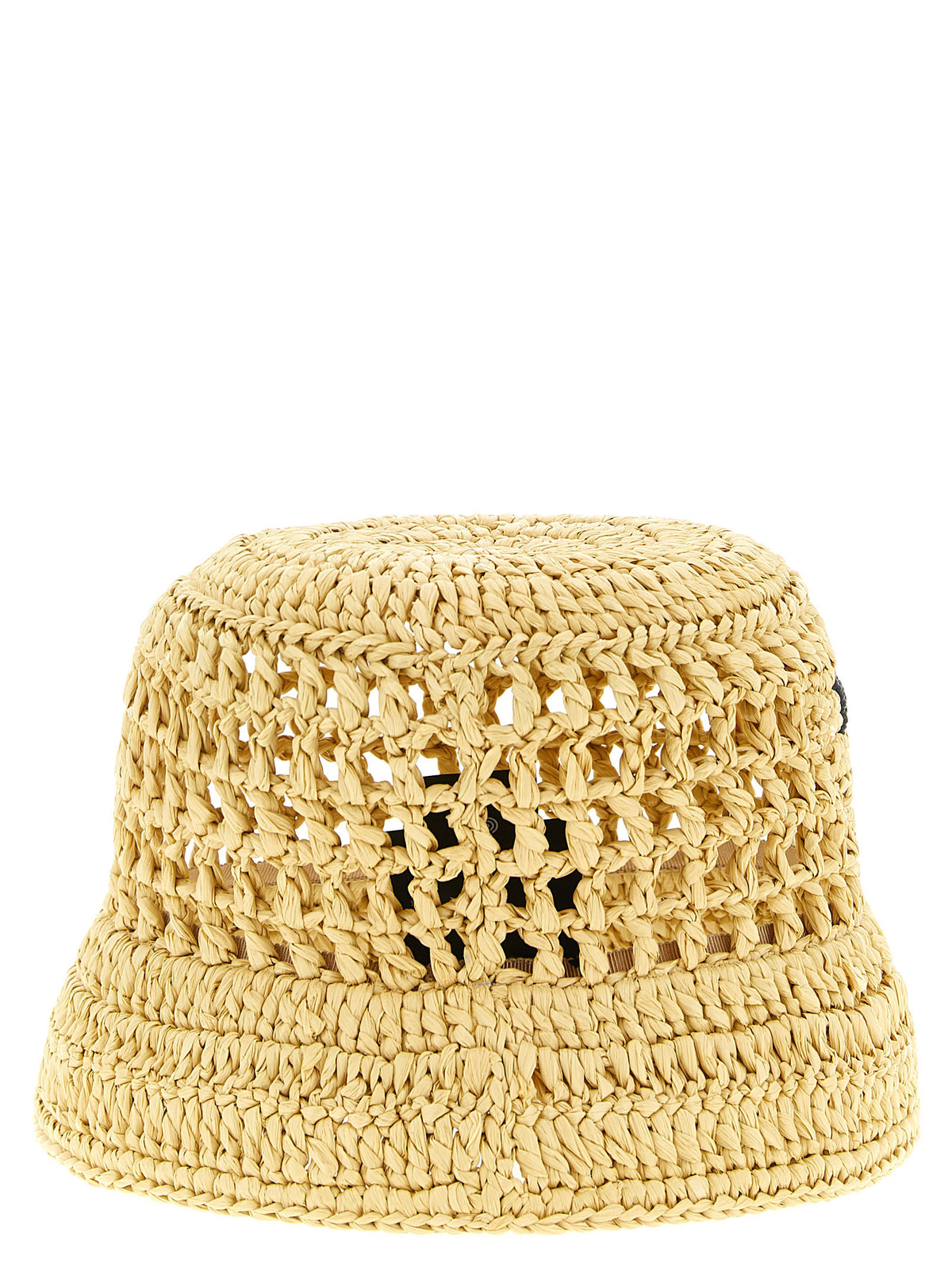Prada Women Crochet Logo Bucket Hat PRADA