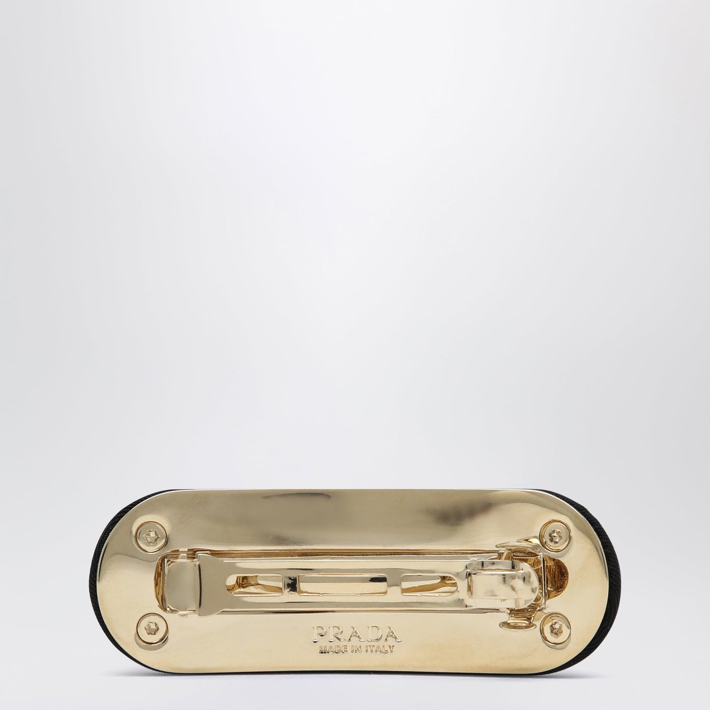 Prada Black Re-Nylon Hair Clip Women PRADA