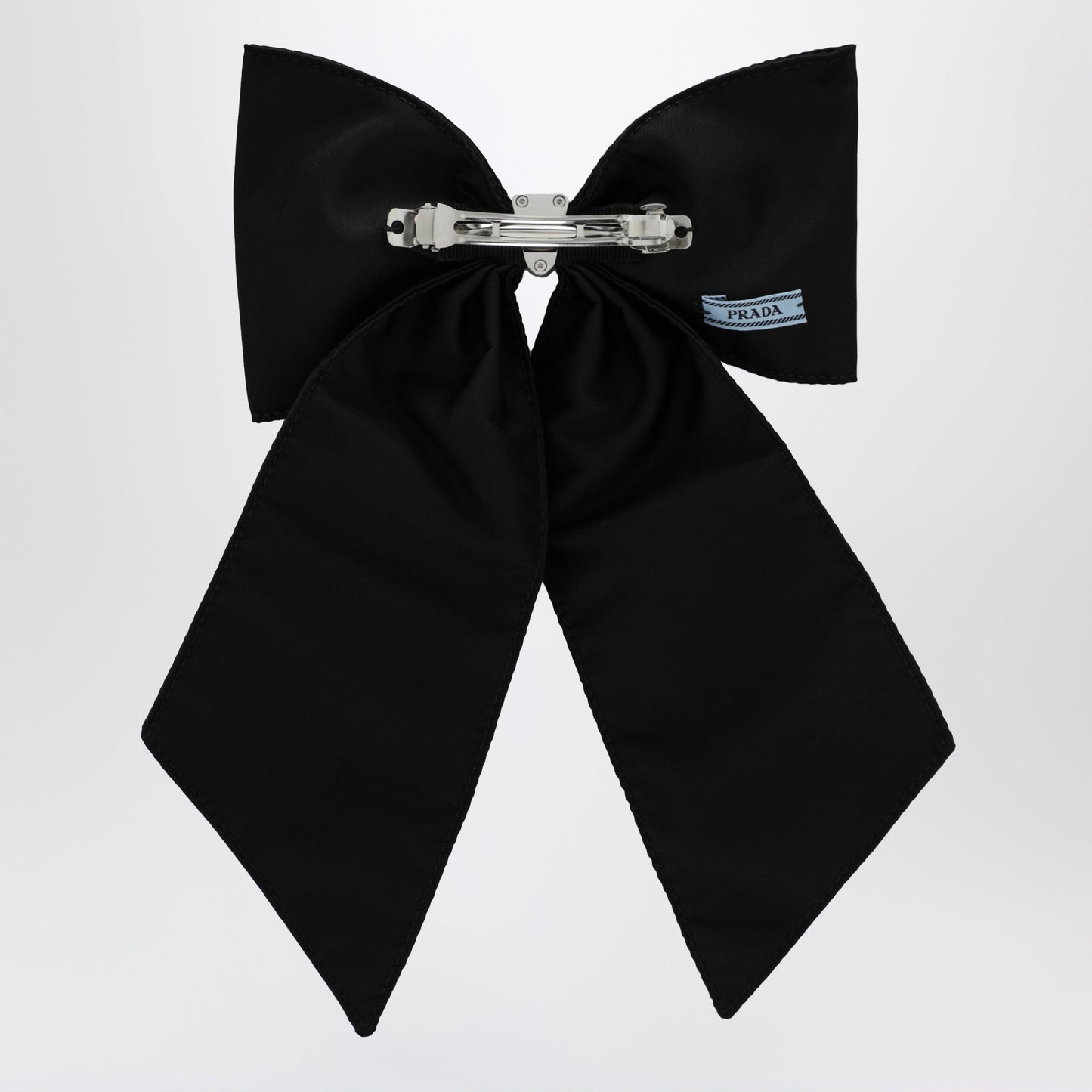Prada Black Re-Nylon Hair Clip Women PRADA