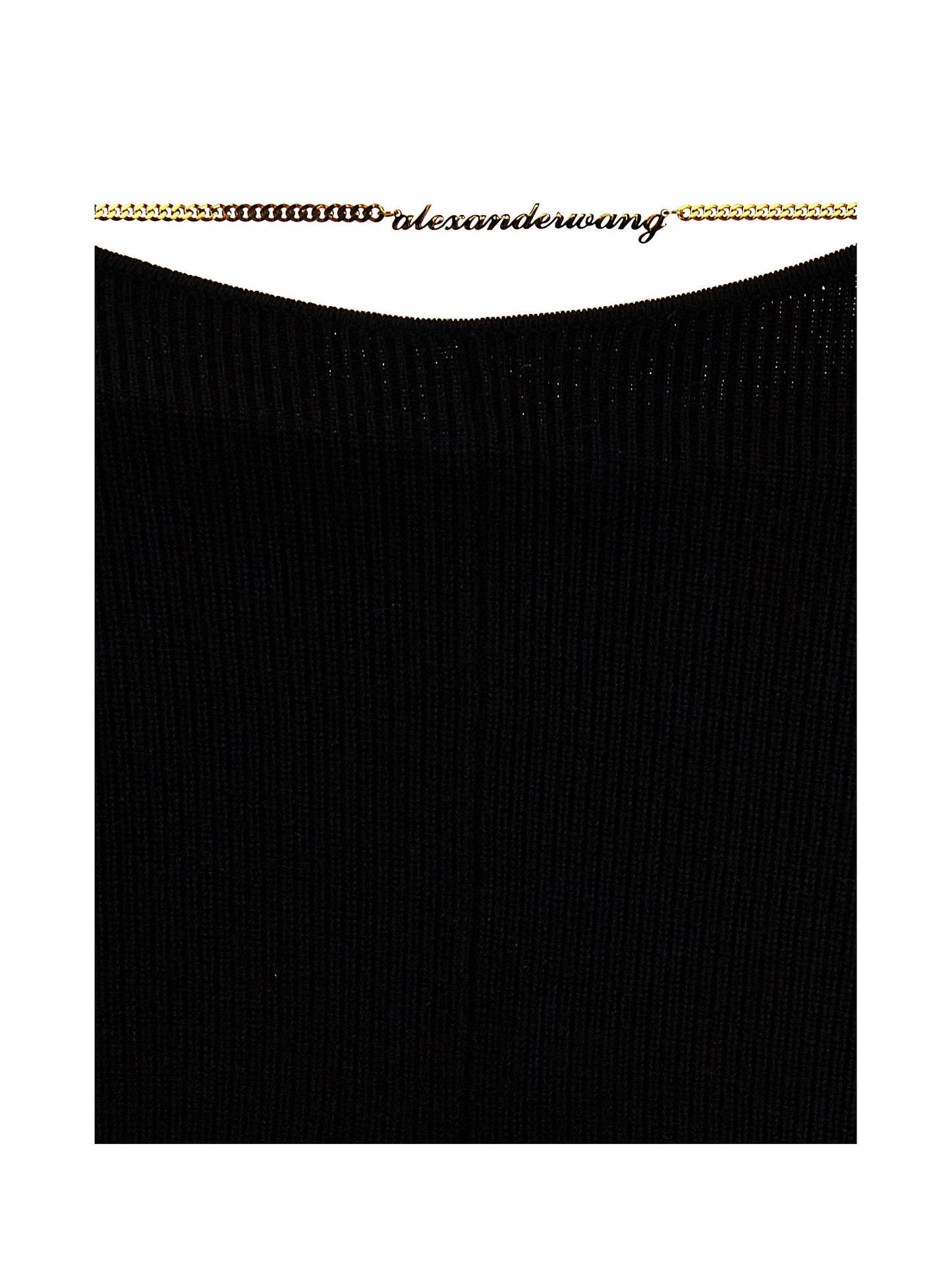Alexander Wang Women 'Gold Nameplate Chain' Pants ALEXANDER WANG