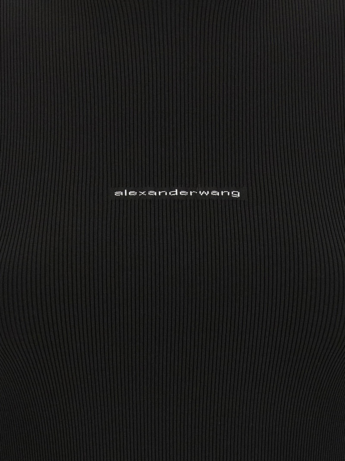 Alexander Wang Women Ribbed Sweater With Logo ALEXANDER WANG