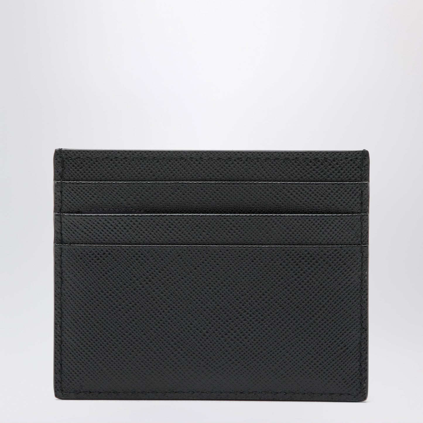 Prada Black Saffiano Card Holder Women PRADA