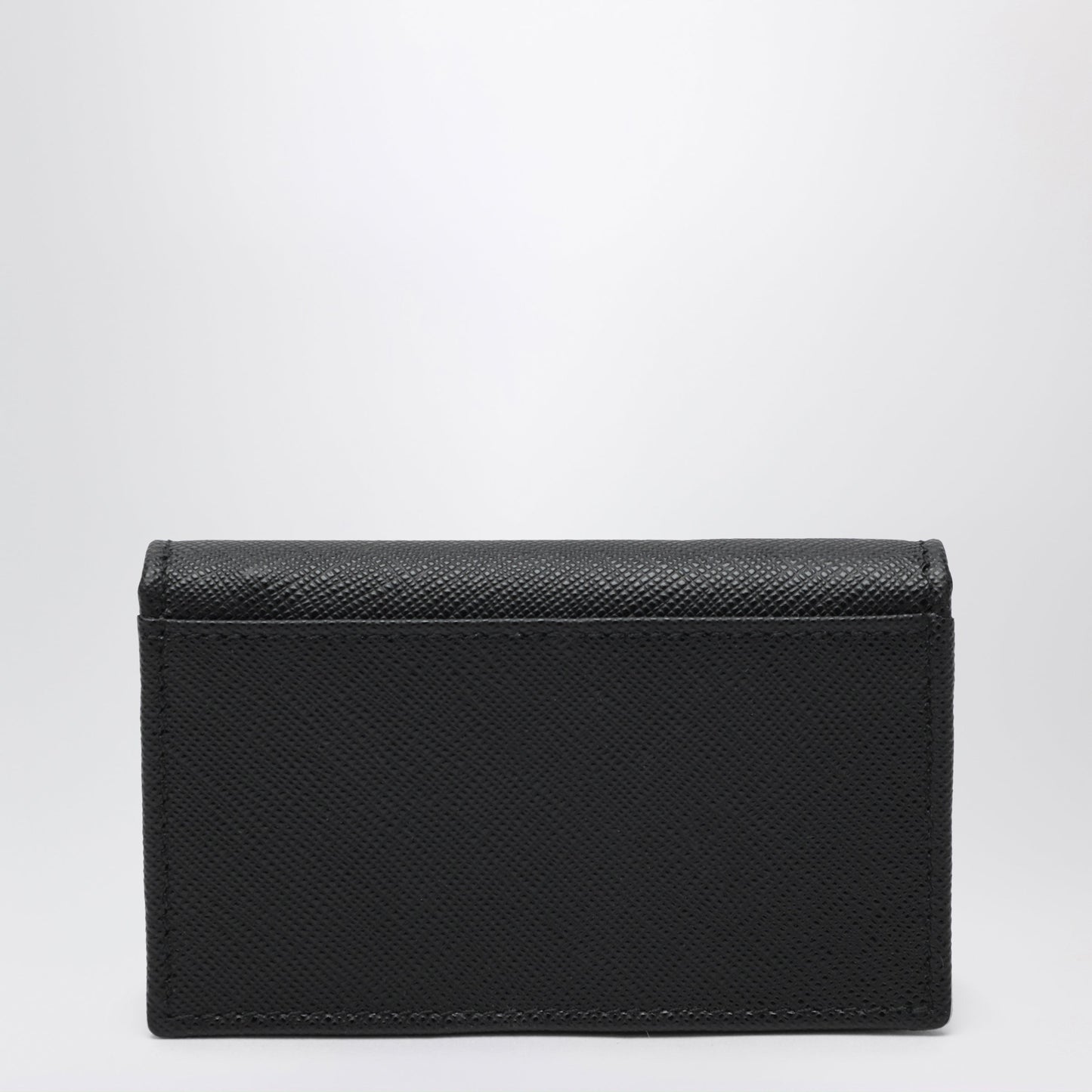 Prada Black Saffiano Leather Card Case Women PRADA