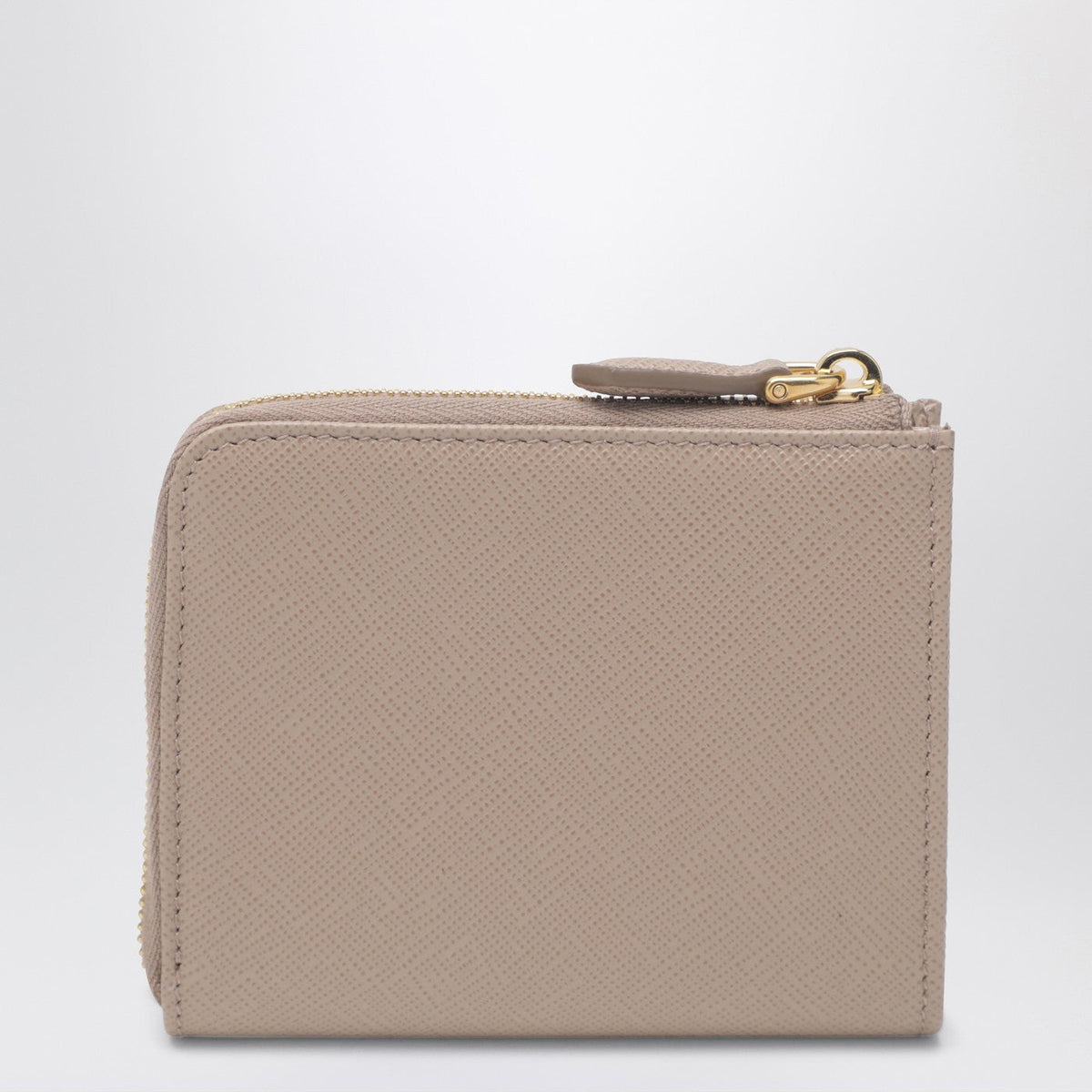 Prada Small Blush Saffiano Leather Zip-Around Wallet Women
