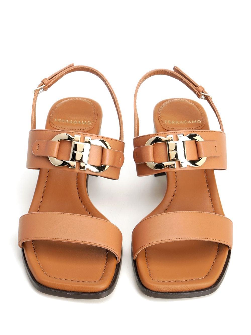 Ferragamo Women Gancini Ornament Sandal FERRAGAMO