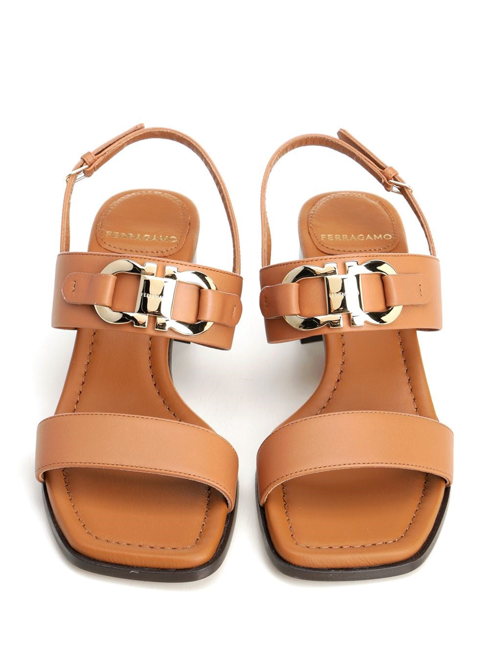 Ferragamo Women Gancini Ornament Sandal FERRAGAMO