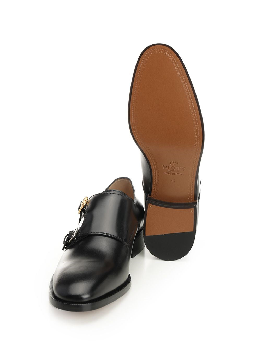 Valentino Garavani Men Double Monk Strap Pas Des Dieux VALENTINO GARAVANI