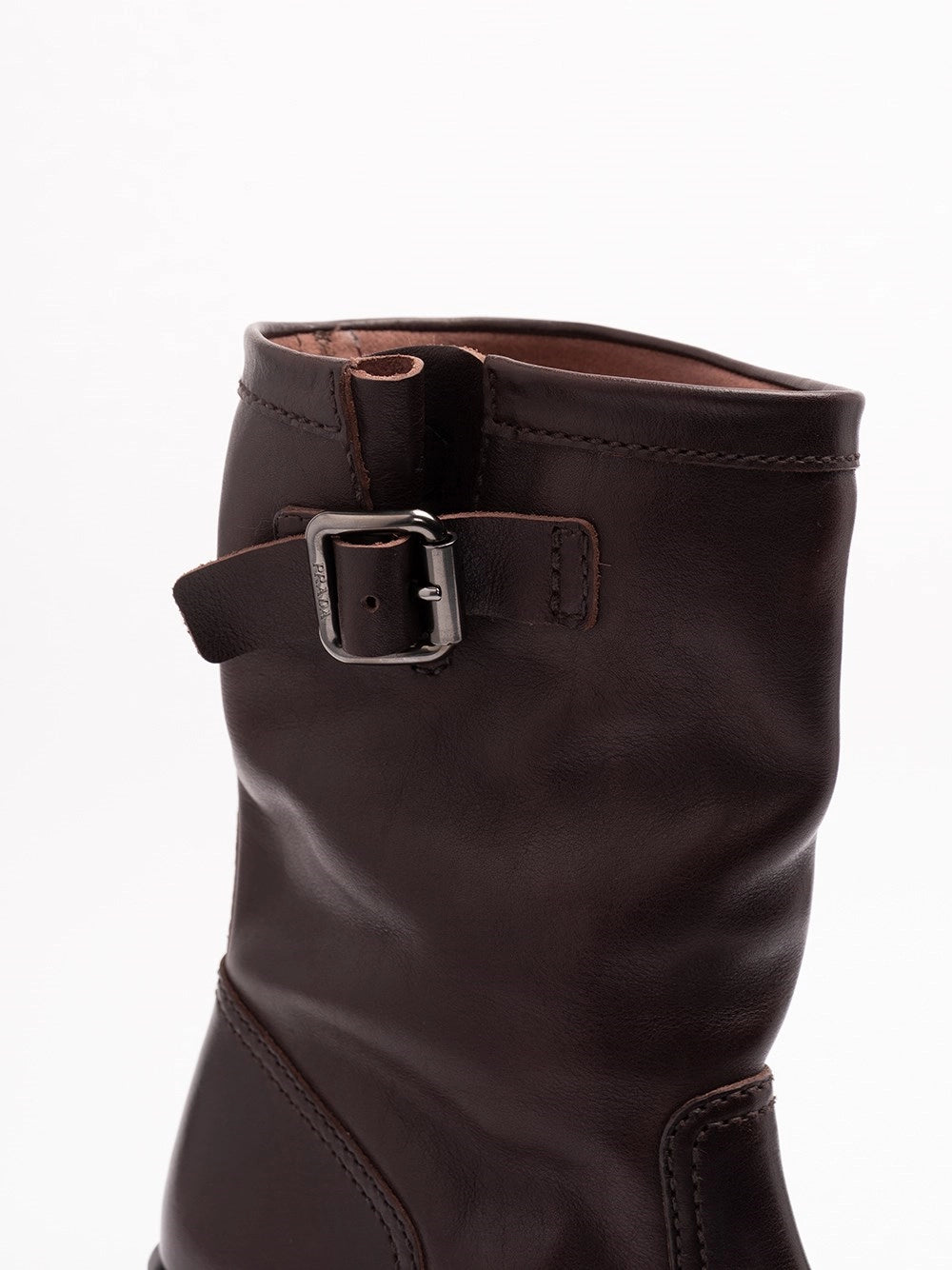 Prada Women Leather Mid-Calf Boots PRADA