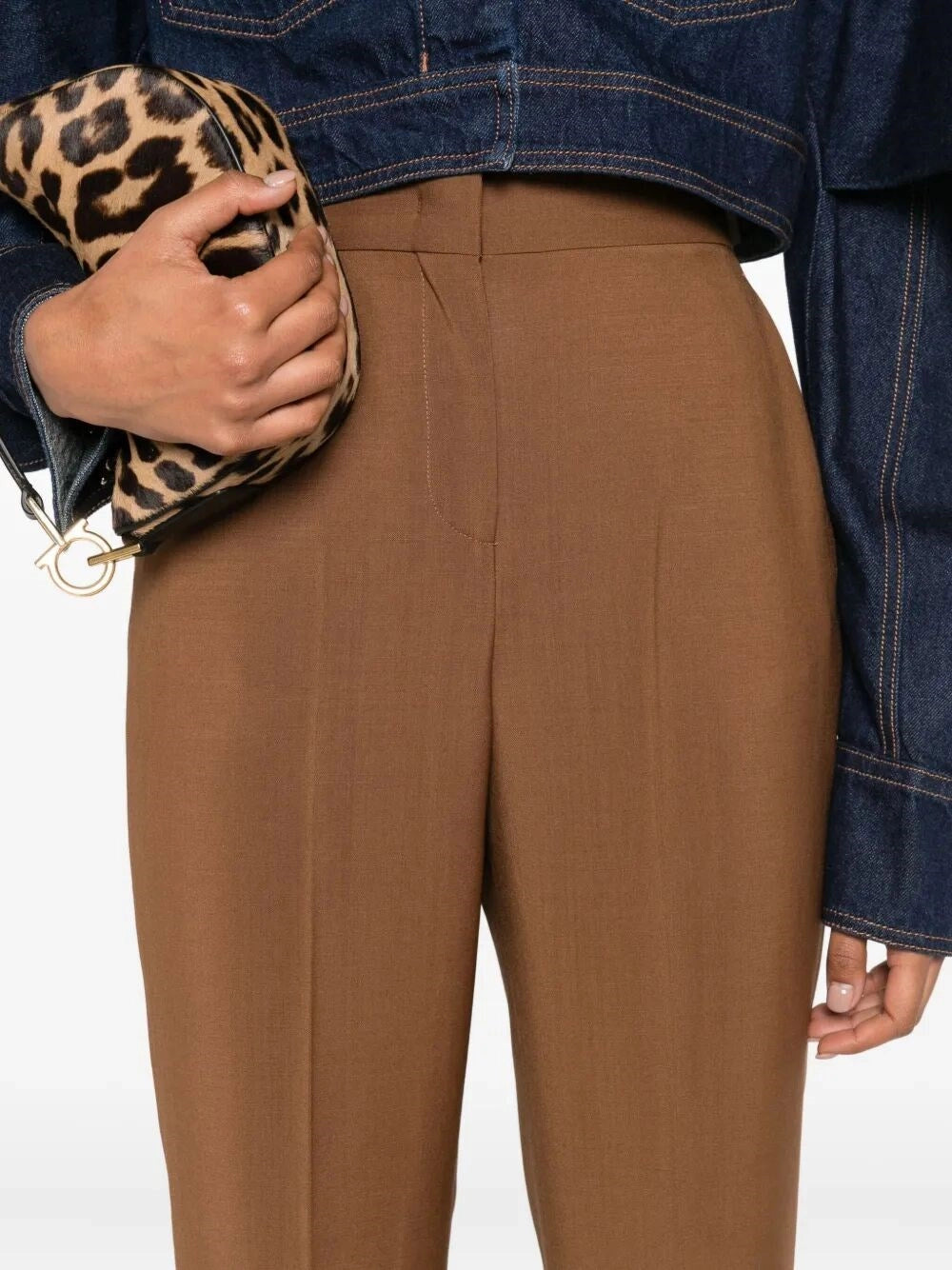 Fendi Women Wool Mohair Pants FENDI
