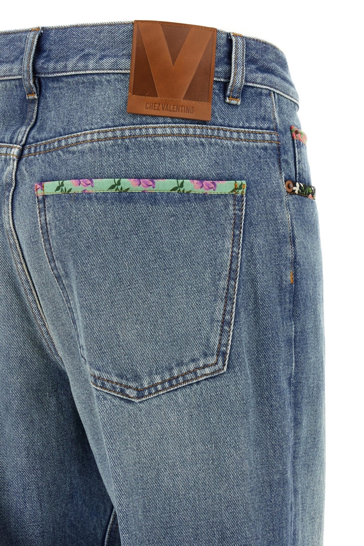 Valentino Garavani Women Valentino Garavani Floral Jeans VALENTINO GARAVANI
