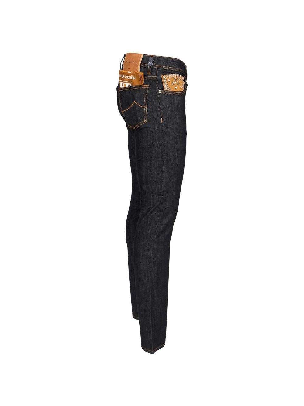 Jacob Cohen Men 5 Pkt Slim Fit Bard V1 11 Oz Blu Salpa Beige JACOB COHEN