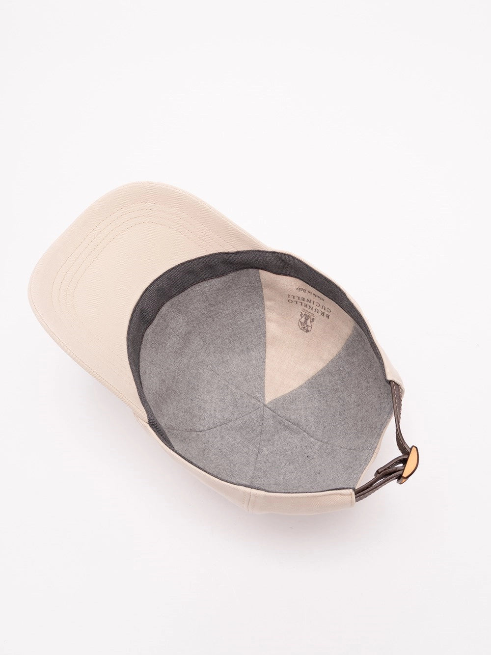 Brunello Cucinelli Men Baseball Cap With Embroidery BRUNELLO CUCINELLI