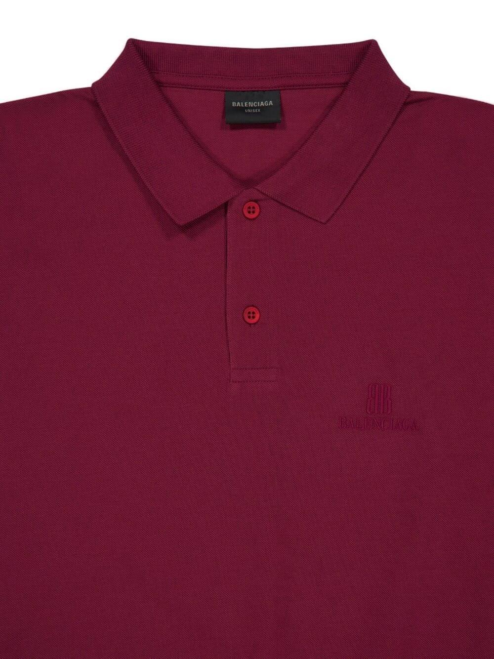 Balenciaga Men "Nano Bb" Polo Shirt BALENCIAGA