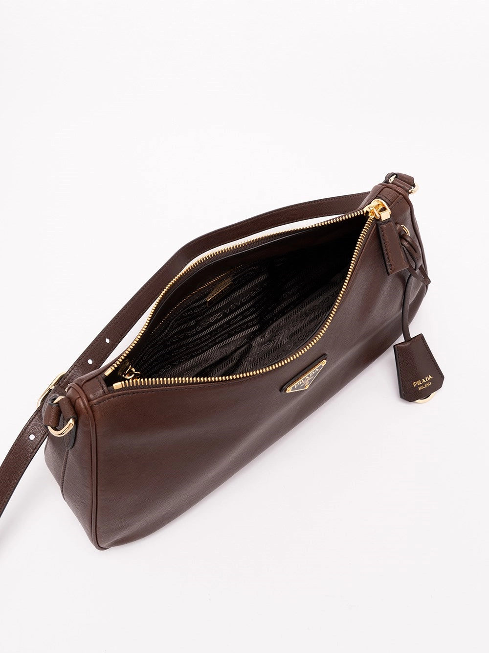 Prada Women Prada Aimée Leather Shoulder Bag