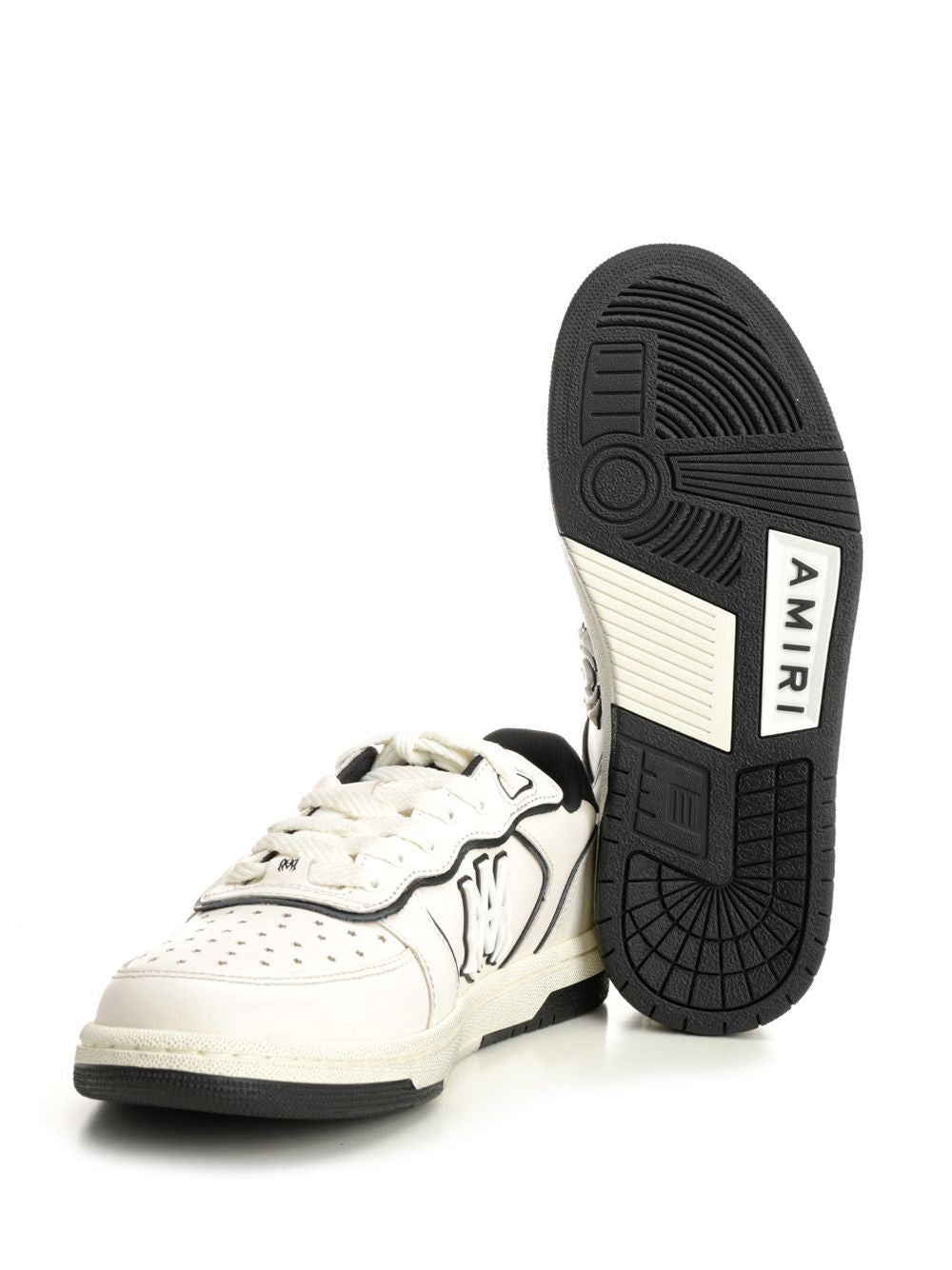 Amiri Men Newport Sneakers In White Leather AMIRI