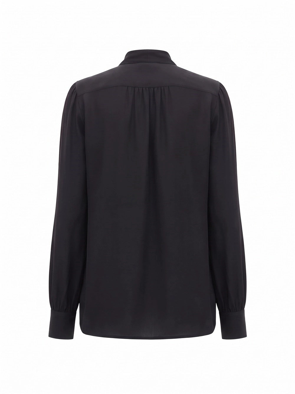 Gucci Women Silk Crepe De Chine Shirt With Self-Tie Bow GUCCI