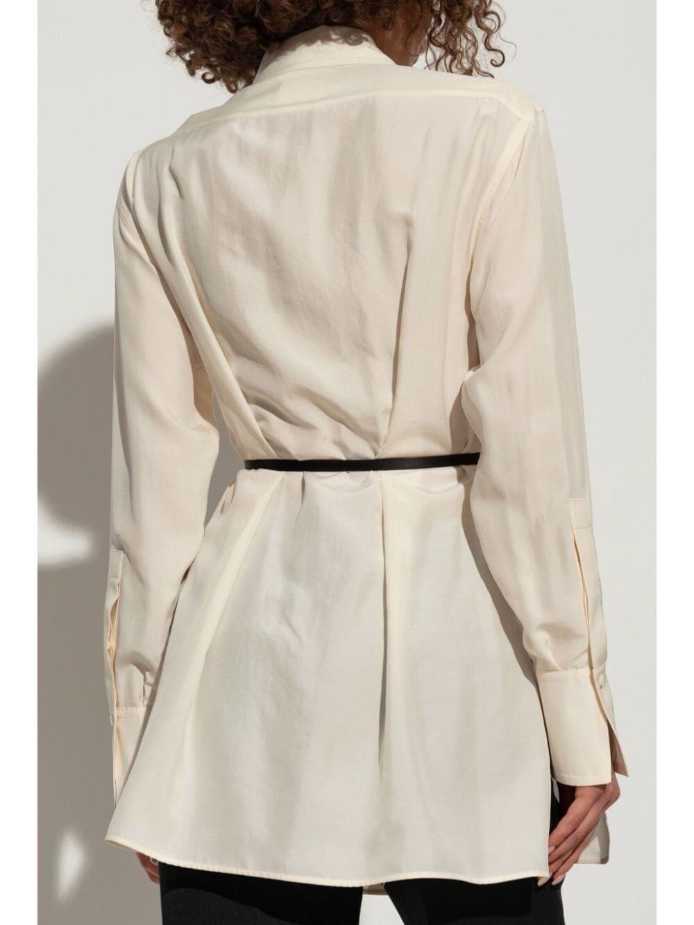 Givenchy Women Givenchy Women Long Shirt With `Voyou` Belt GIVENCHY