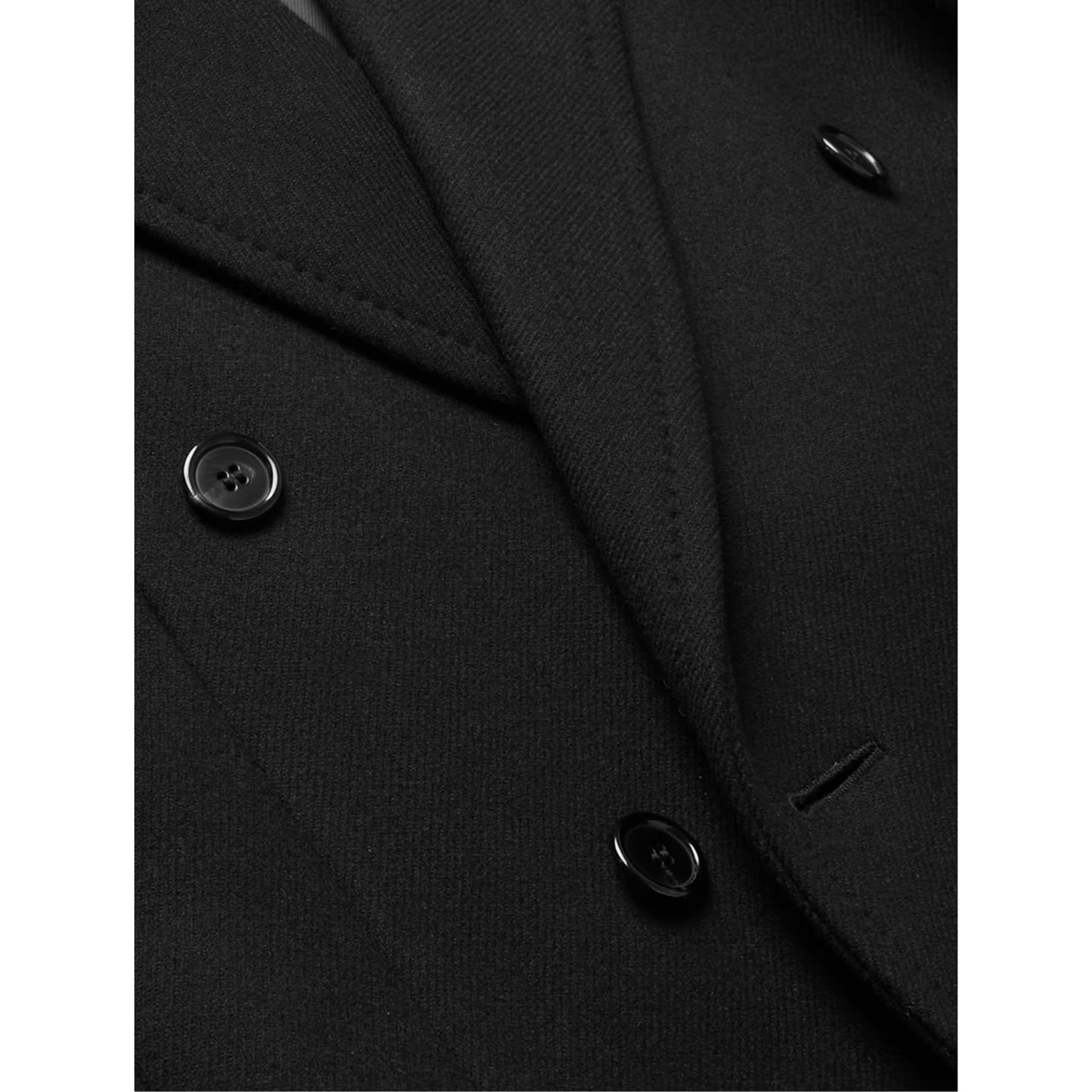 Saint Laurent Double-Breasted Wool Coat Men SAINT LAURENT