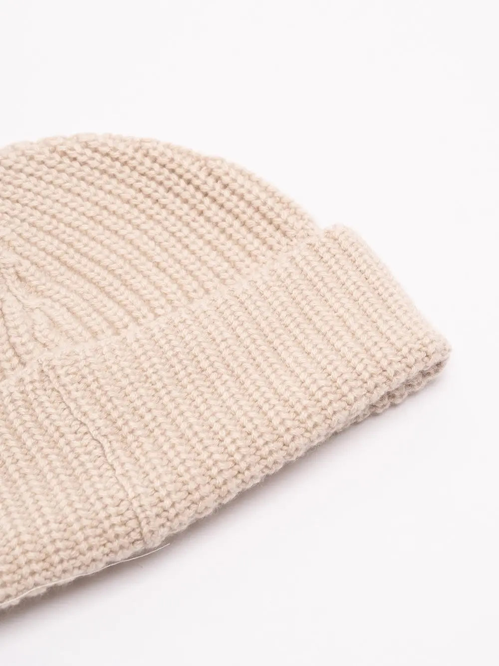 Brunello Cucinelli Men Cashmere English Rib Knit Beanie BRUNELLO CUCINELLI