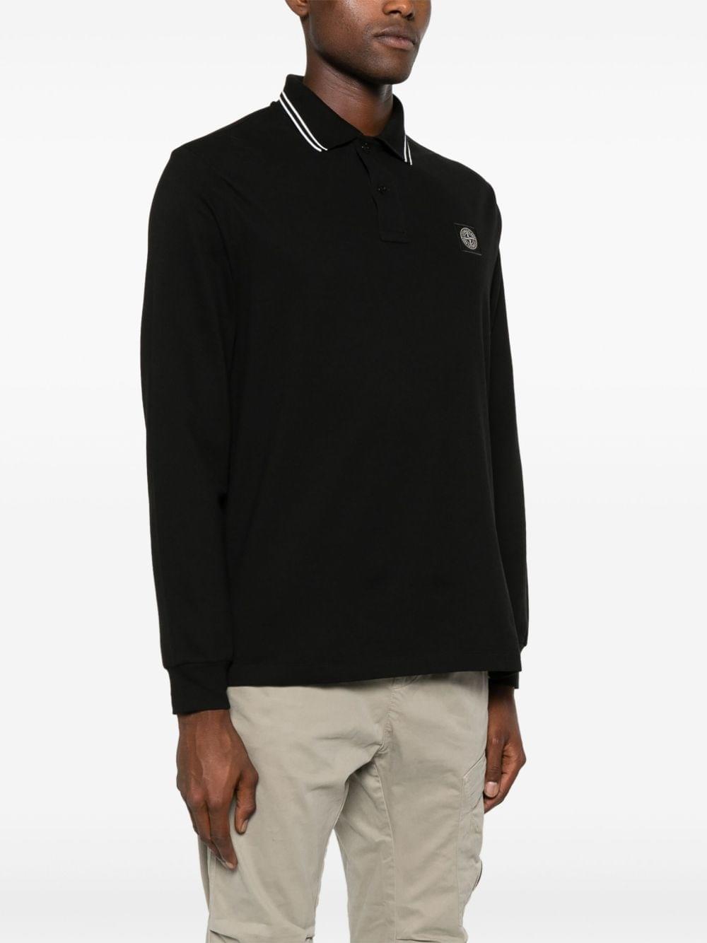 Stone Island Men Long-Sleeved Polo Shirt STONE ISLAND