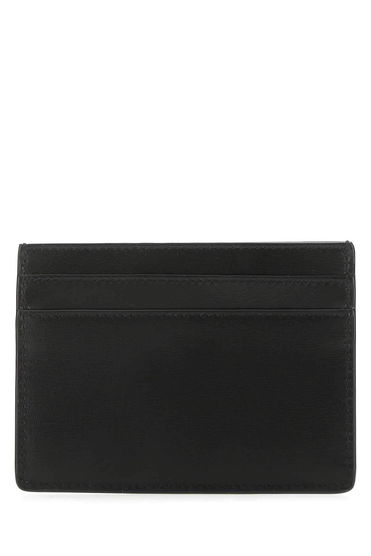Saint Laurent Men Black Leather Card Holder SAINT LAURENT
