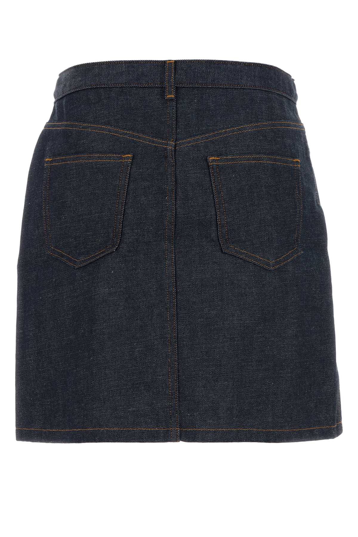 A.P.C. Women Denim Jupe Mini Skirt