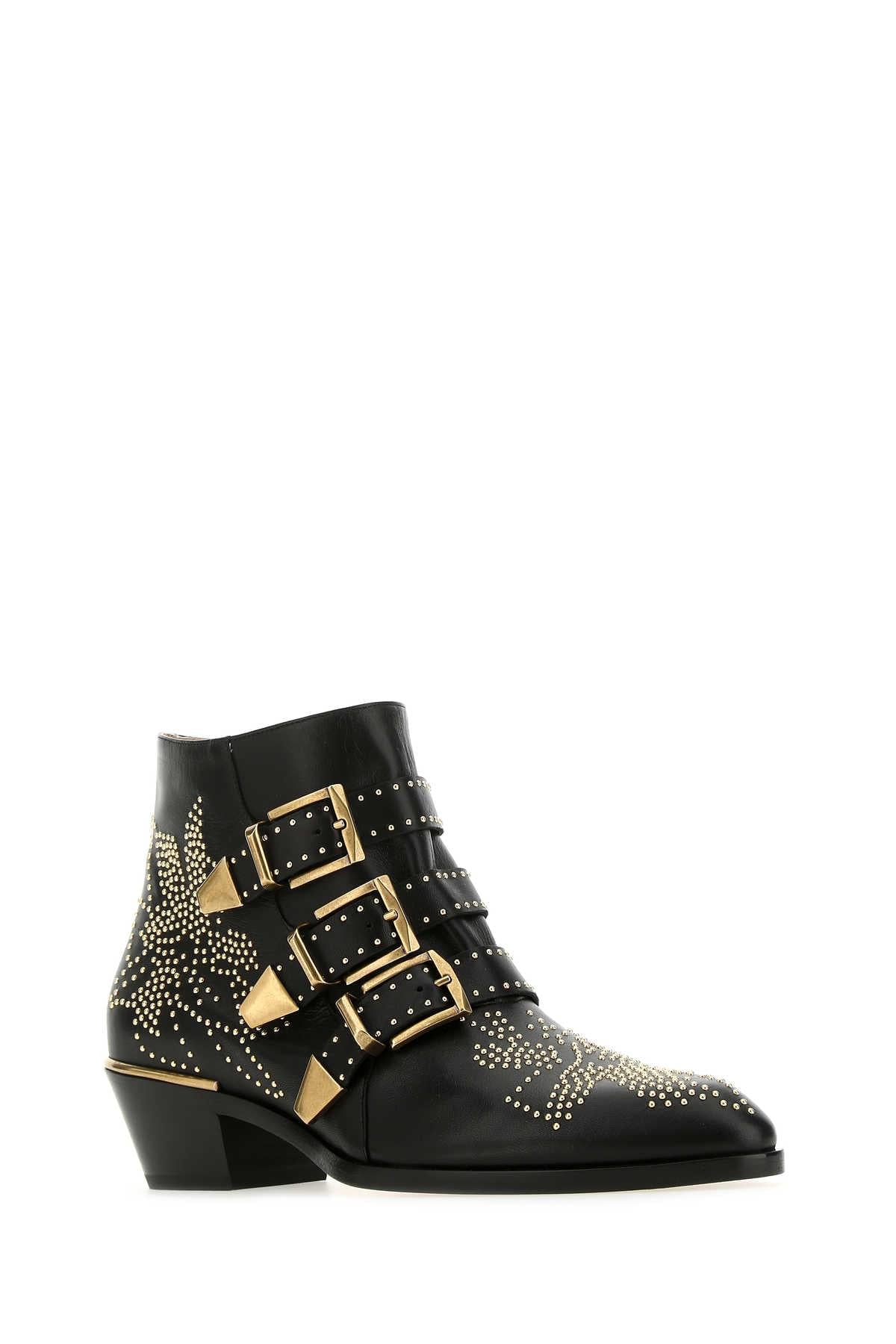 Chloe Women Embellished Nappa Leather Susanna Ankle Boots CHLOE
