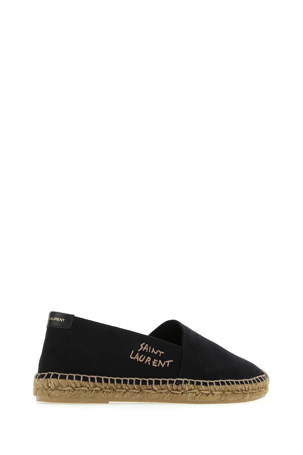 Saint Laurent Men Black Canvas Espadrilles SAINT LAURENT