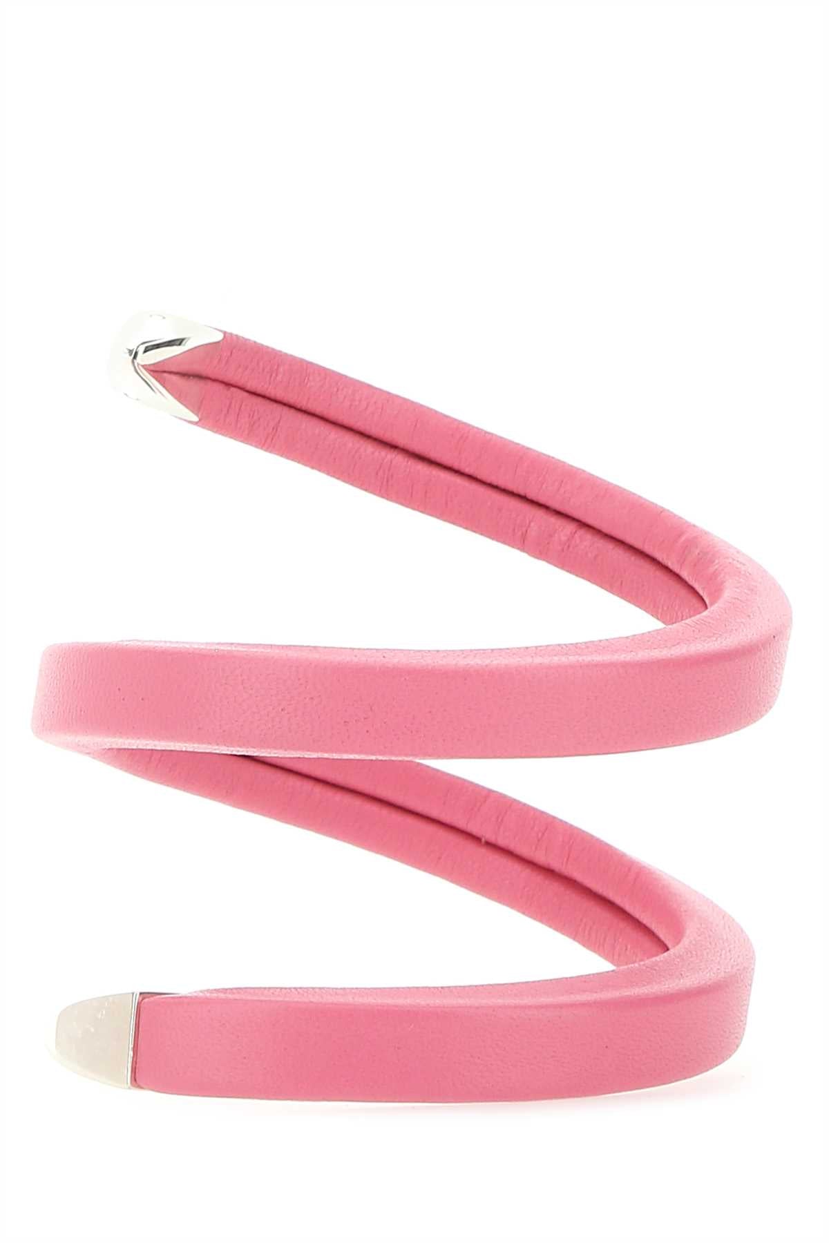 Bottega Veneta Women Pink Nappa Leather Bracelet BOTTEGA VENETA