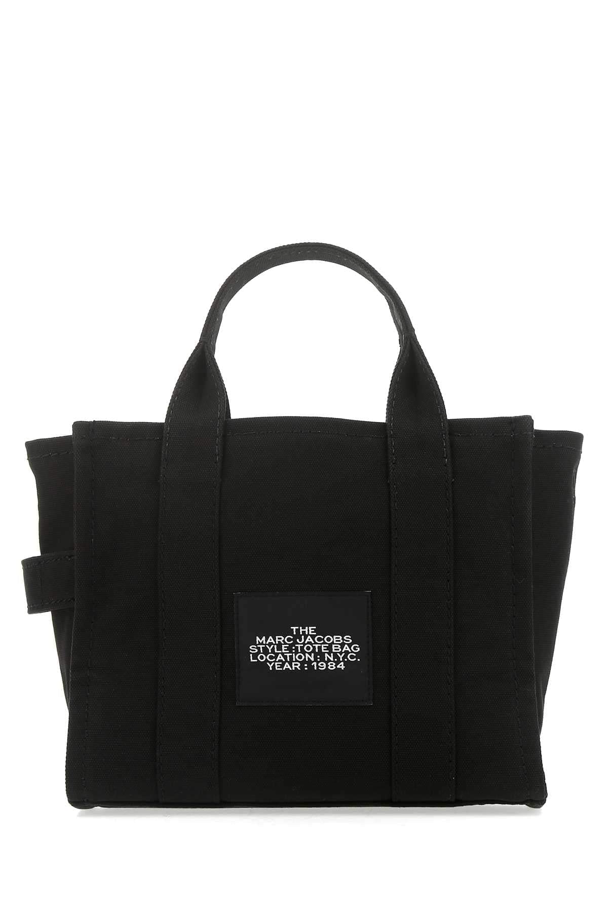 Marc Jacobs Women Black Canvas Mini The Tote Bag Handbag MARC JACOBS