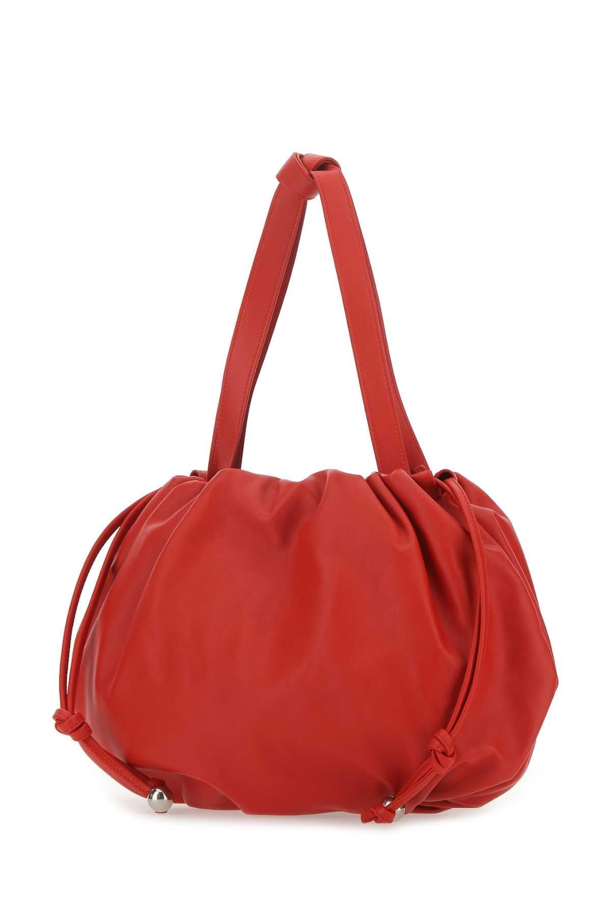 Bottega Veneta Women Red Nappa Leather Medium Bulb Handbag BOTTEGA VENETA
