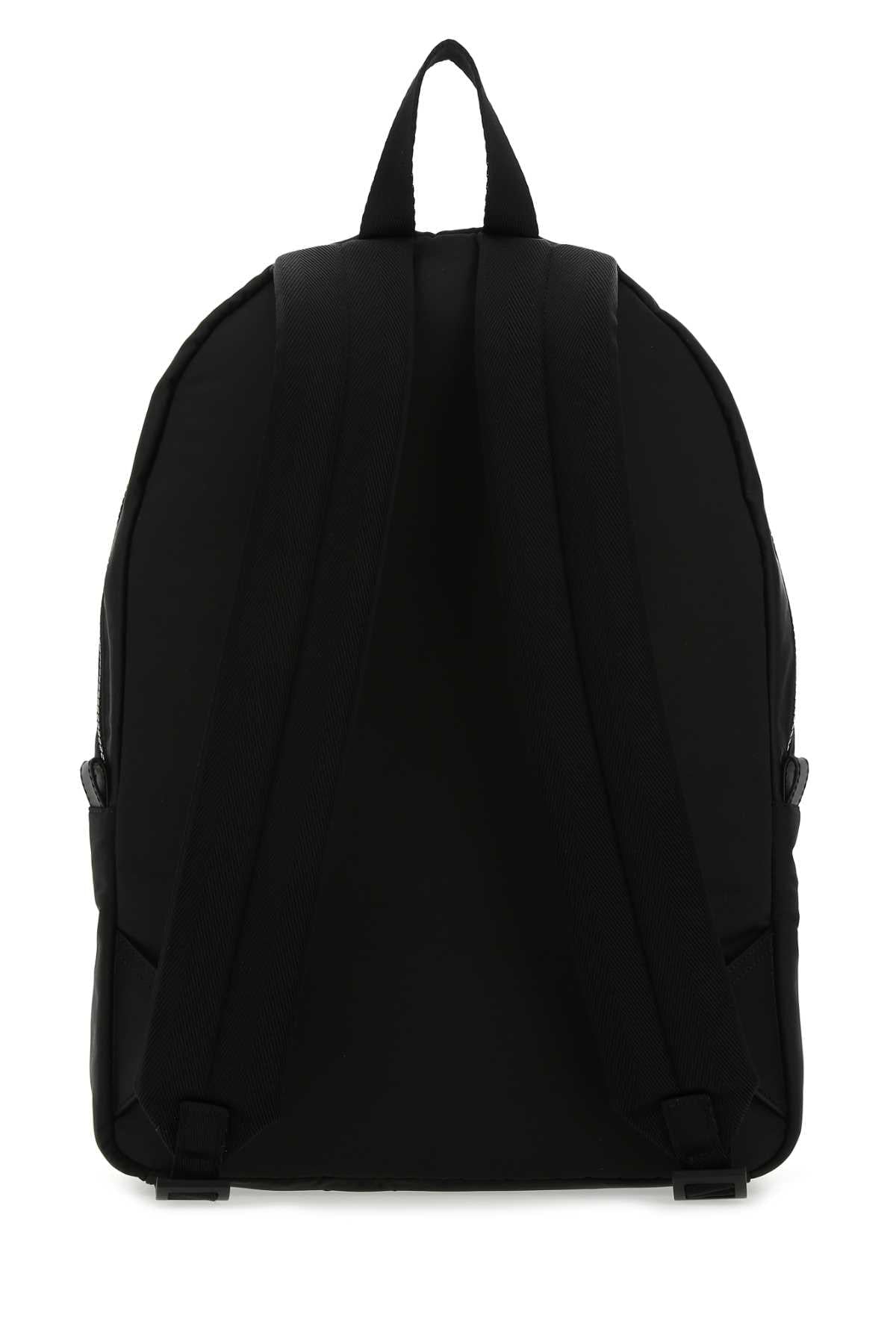 Alexander Mcqueen Men Black Canvas Metropolitan Backpack ALEXANDER MCQUEEN