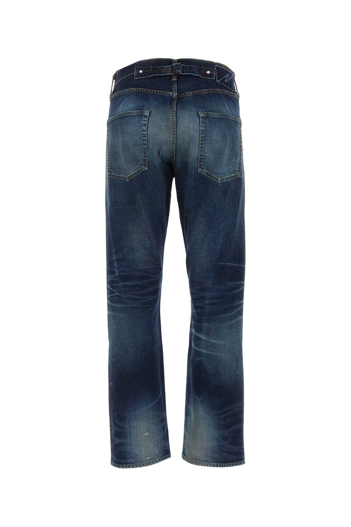 Visvim Men Dark Blue Denim Jeans VISVIM