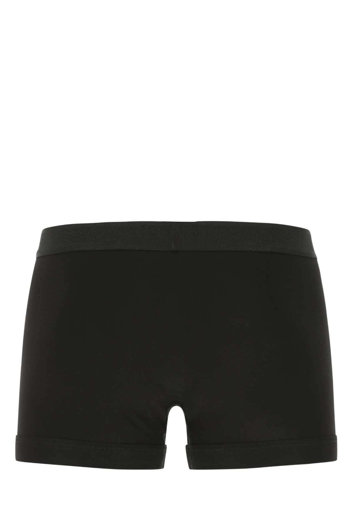 Tom Ford Men Black Stretch Cotton Boxer TOM FORD