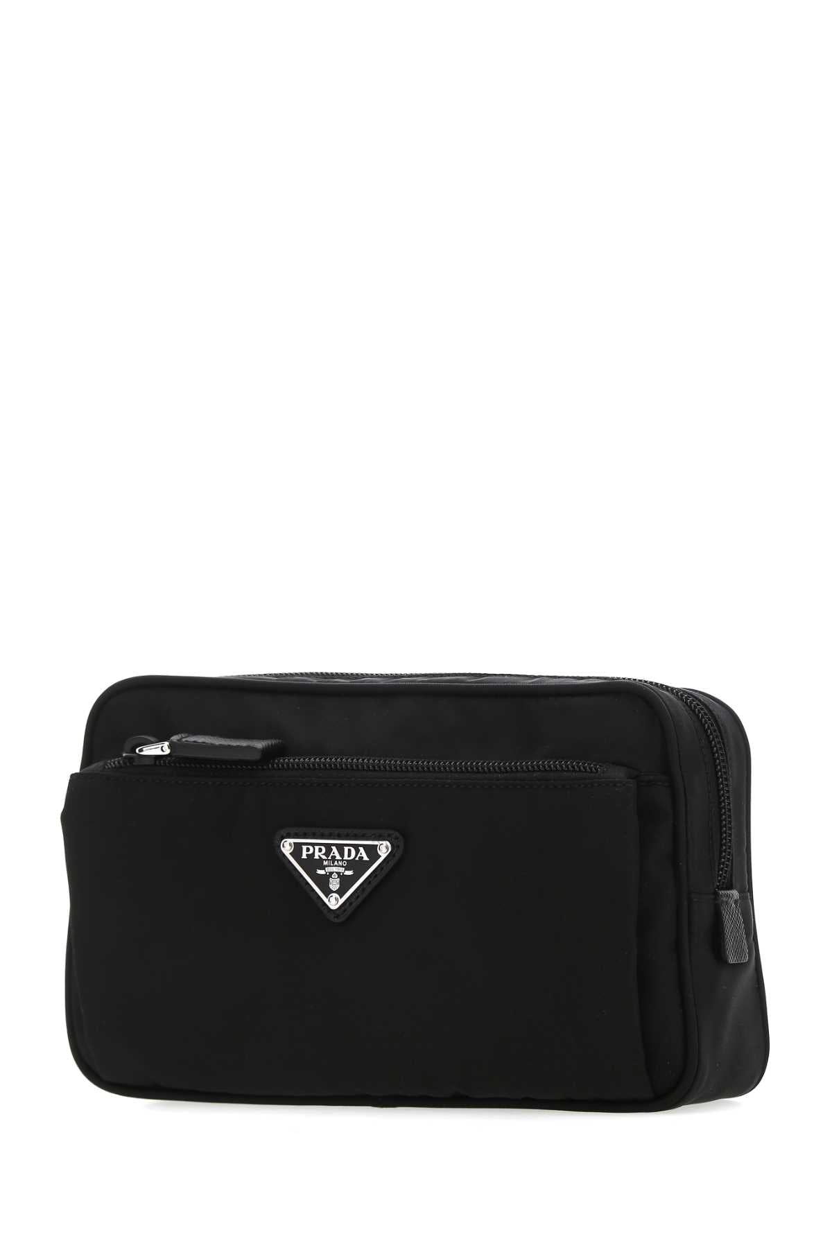 Prada Men Black Re-Nylon Belt Bag PRADA
