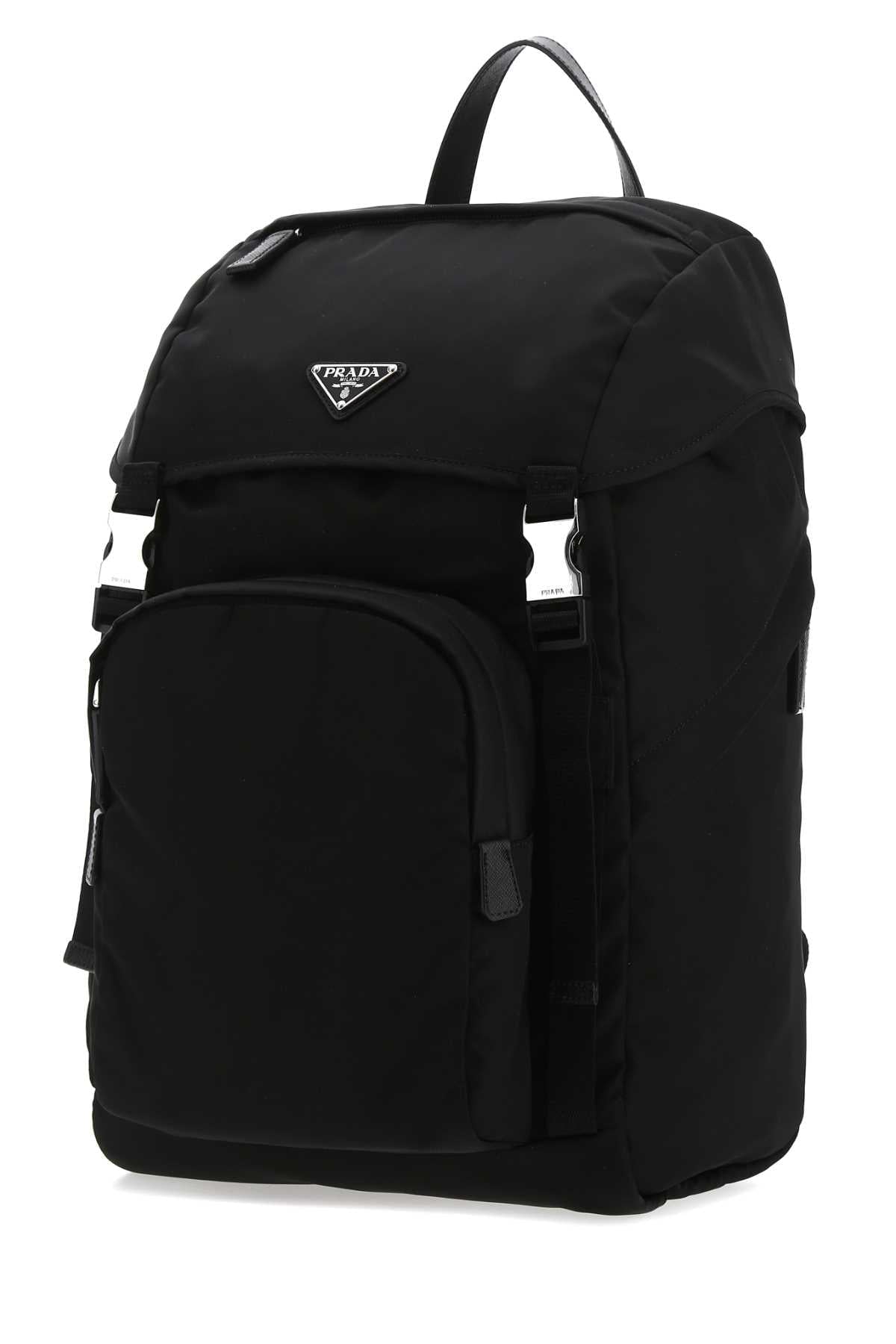 Prada Men Black Re-Nylon Backpack PRADA