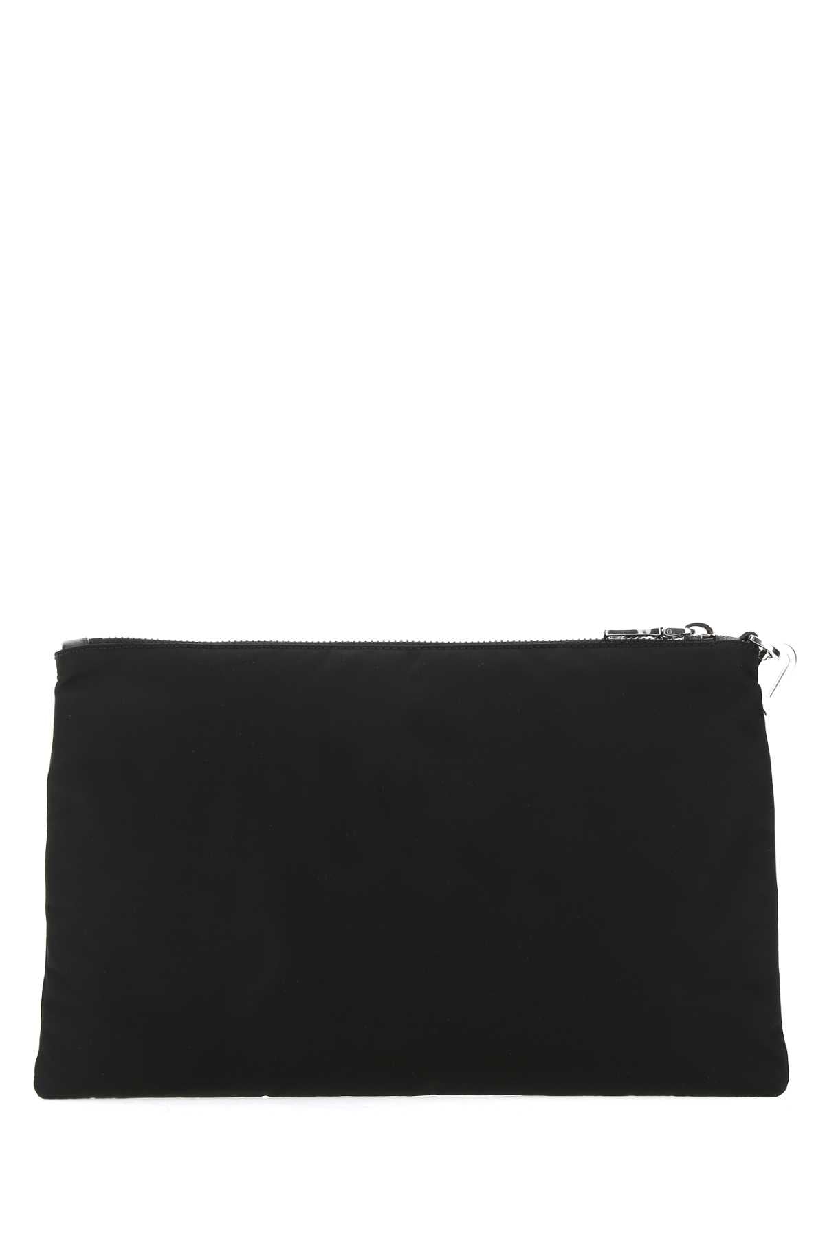 Prada Men Black Re-Nylon Clutch PRADA