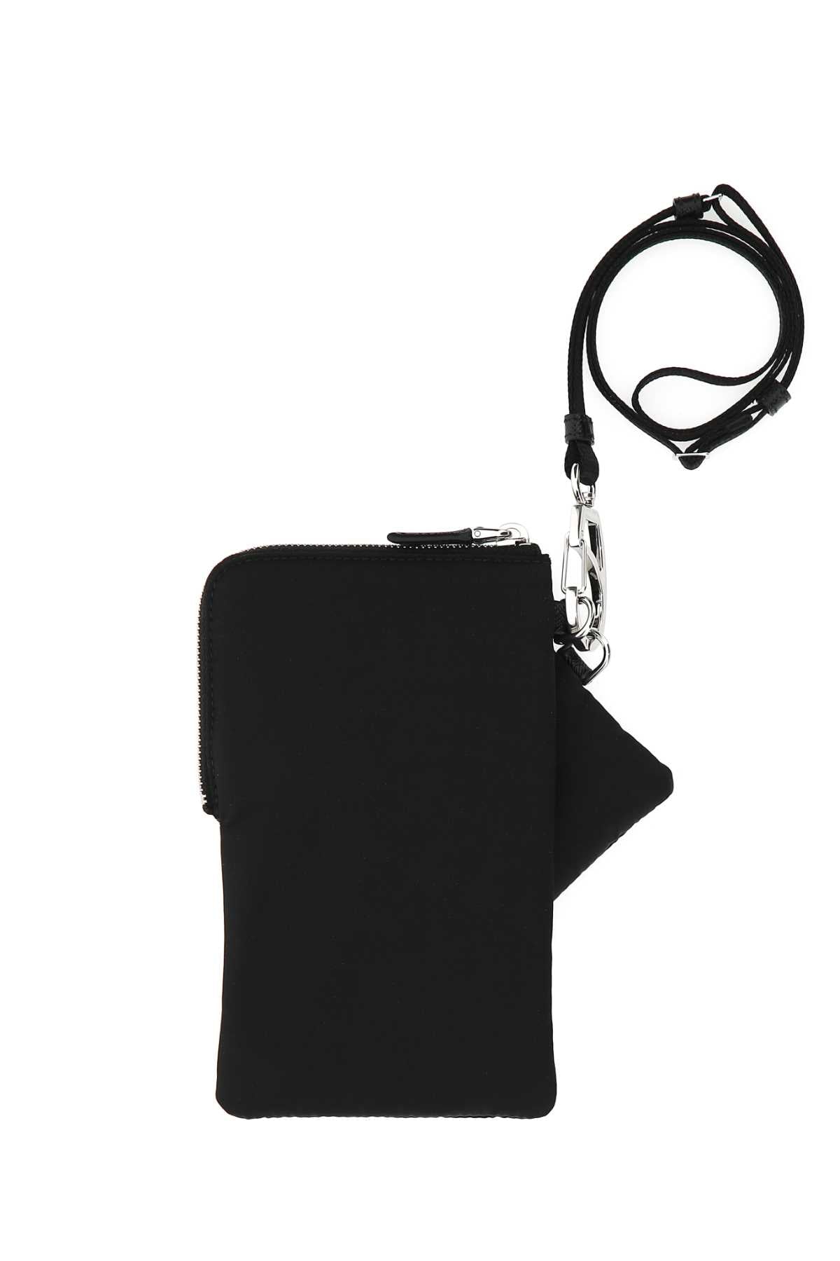 Prada Men Black Nylon Phone Case PRADA