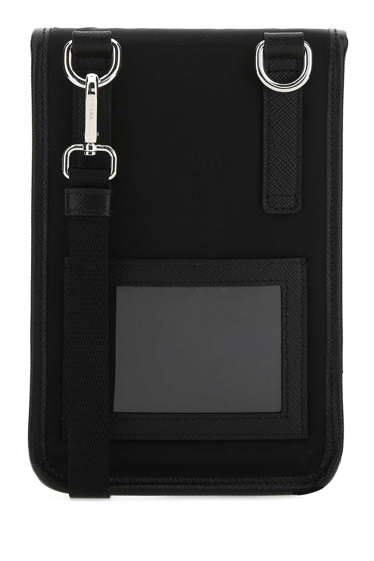 Prada Men Black Re-Nylon Phone Case PRADA