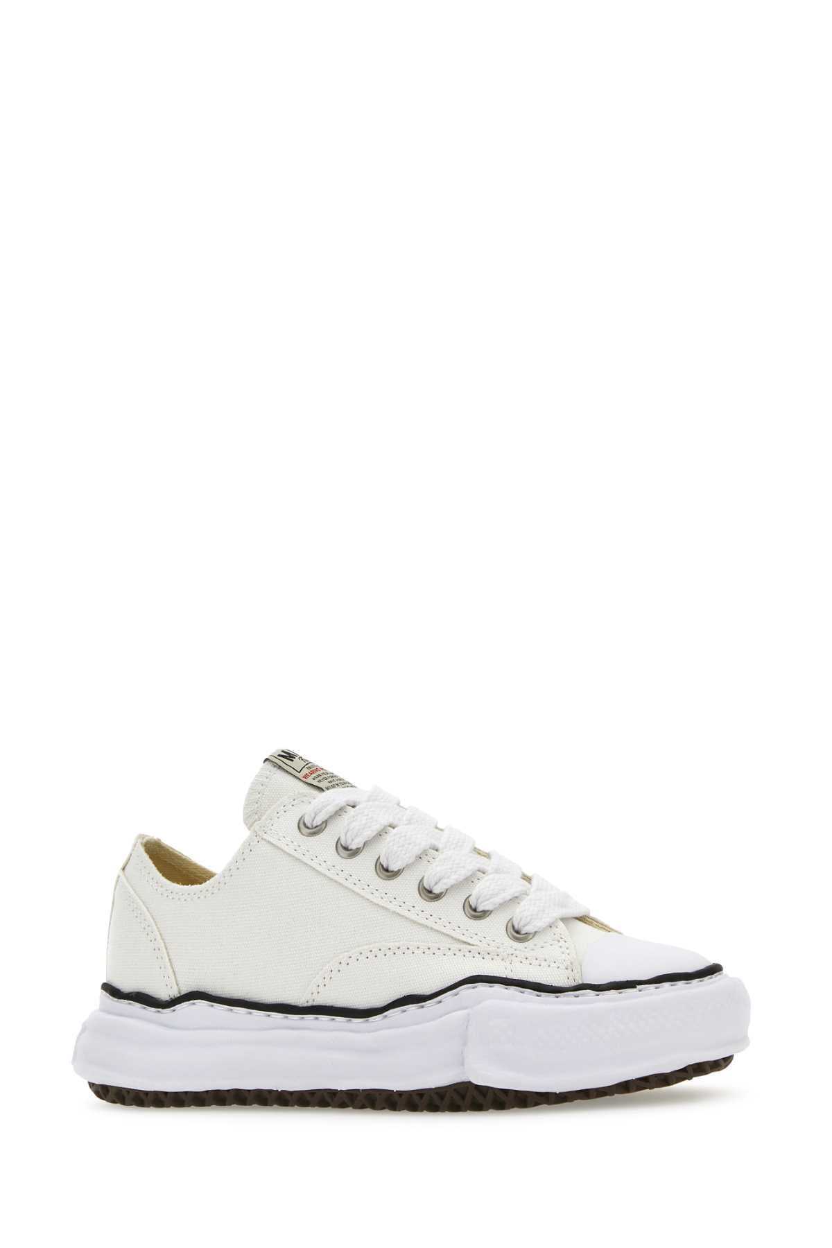 Maison Mihara Yasuhiro Unisex Ivory Canvas Sneakers MAISON MIHARA YASUHIRO