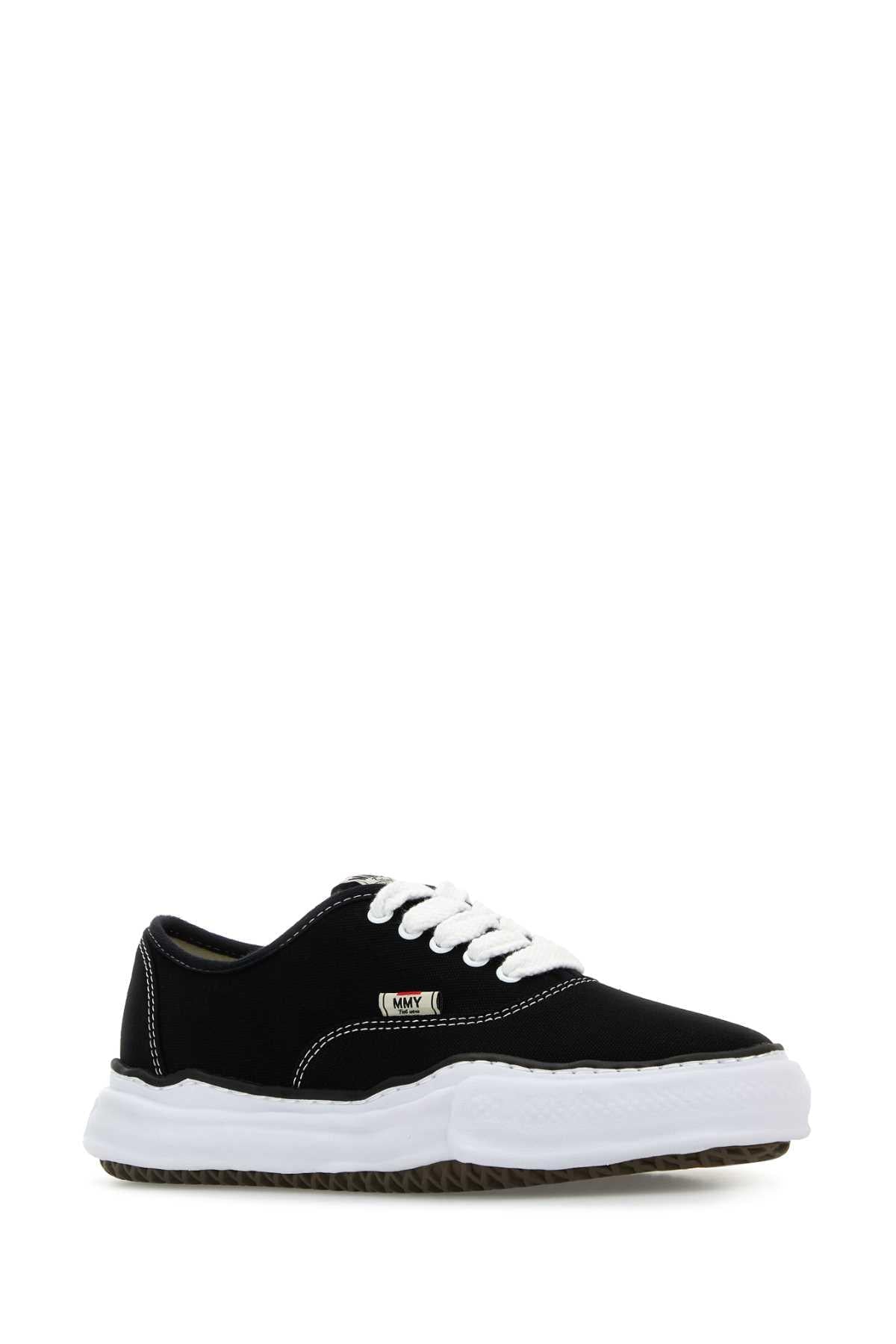 Maison Mihara Yasuhiro Unisex Black Canvas Sneakers MAISON MIHARA YASUHIRO