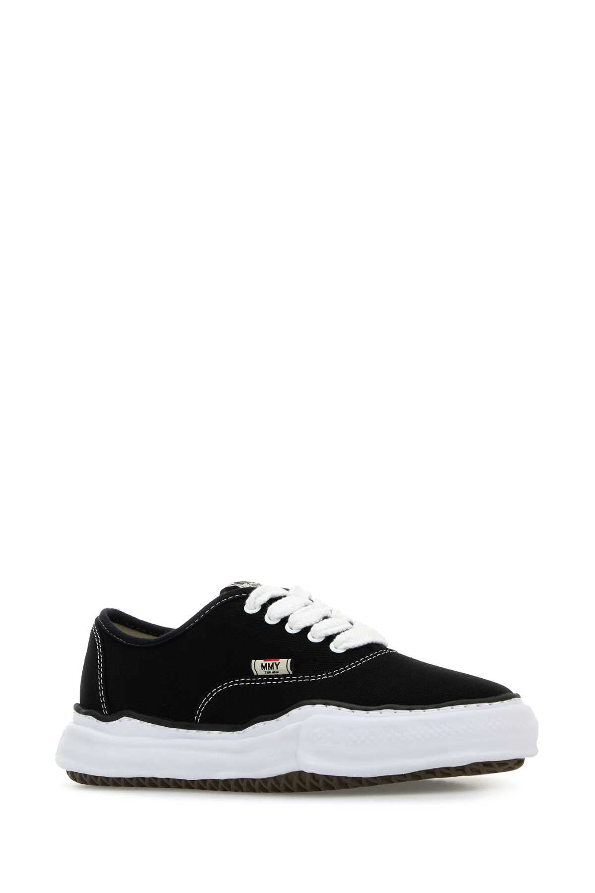 Maison Mihara Yasuhiro Unisex Black Canvas Sneakers MAISON MIHARA YASUHIRO